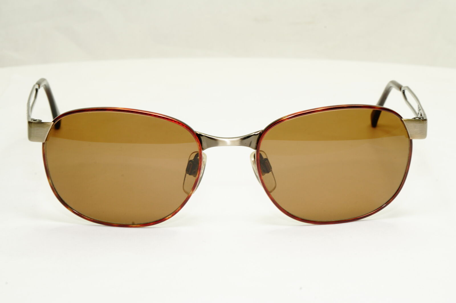 Emporio Armani 1997 Vintage Metal Sunglasses Mens Womens Silver Eagle 051 973