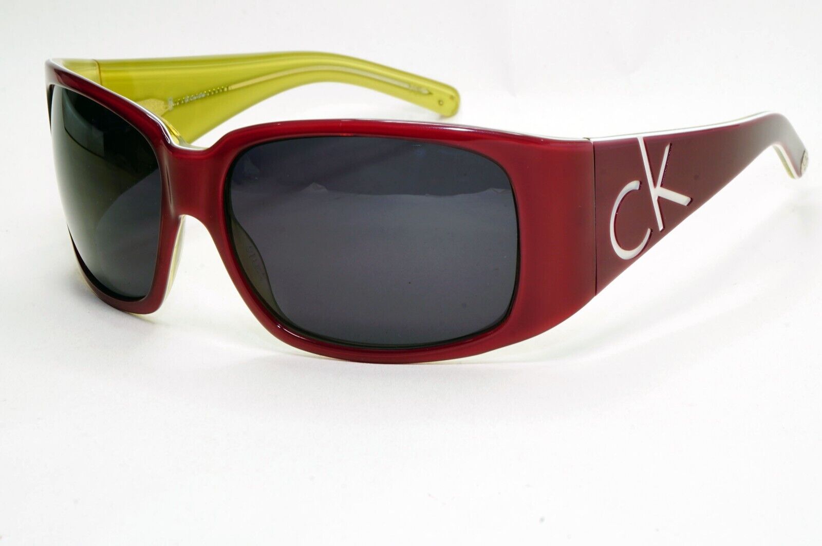 Calvin Klein Sunglasses 2005 Vintage Dark Red Black Unisex CK4066S 288 121124
