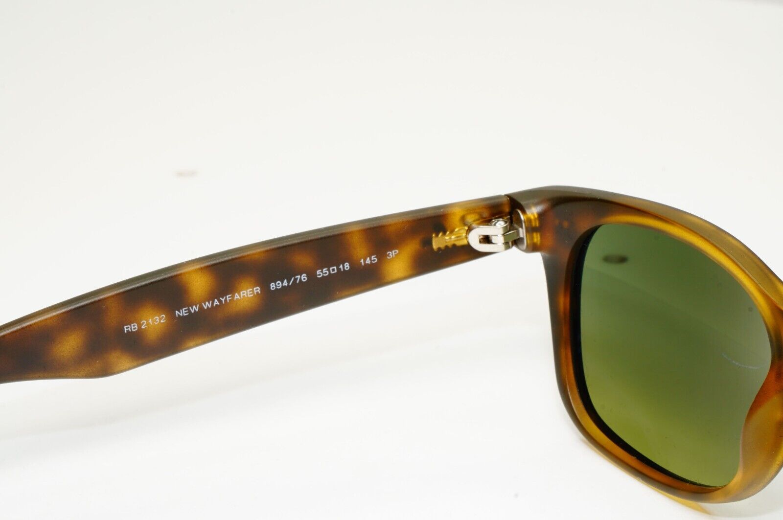 Ray-Ban Sunglasses Polarised New Wayfarer Matte Havana RB 2132  894/76 55mm