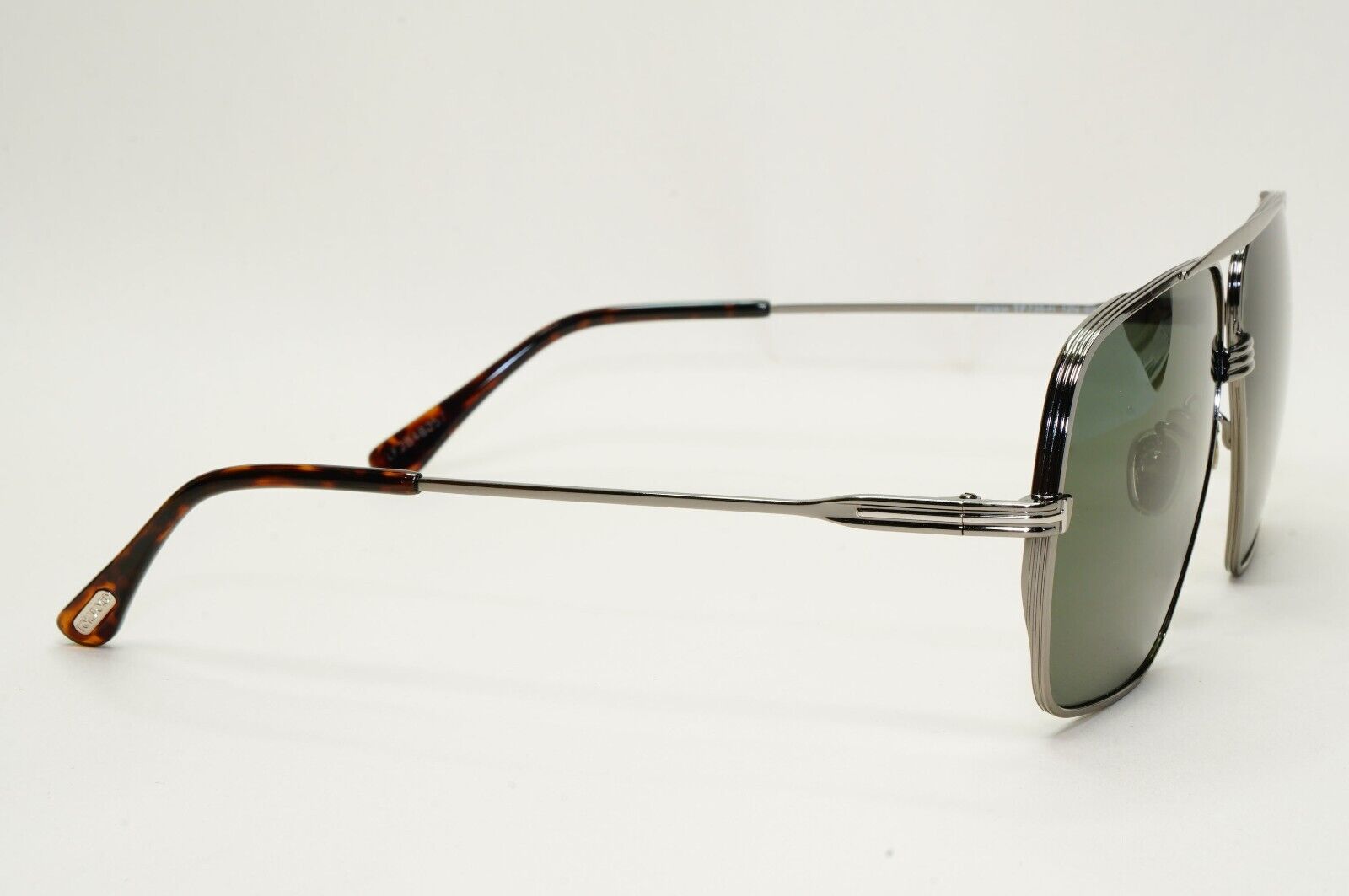 Tom Ford Sunglasses Frankie Gunmetal Grey Green Navigator FT0735-H TF 735-H 12N