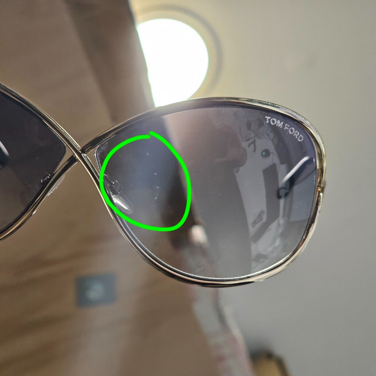 Tom Ford Sunglasses Miranda Gold Grey Gradient Smoke FT0130 TF 130 28B 220324