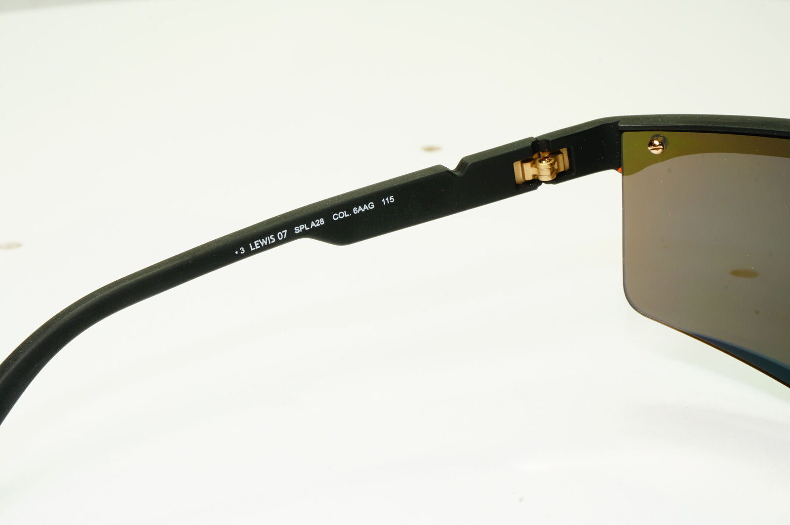Police Lewis Hamilton F1 Sunglasses Gold Yellow Mirror Shield SPL A28 COL 6AAG