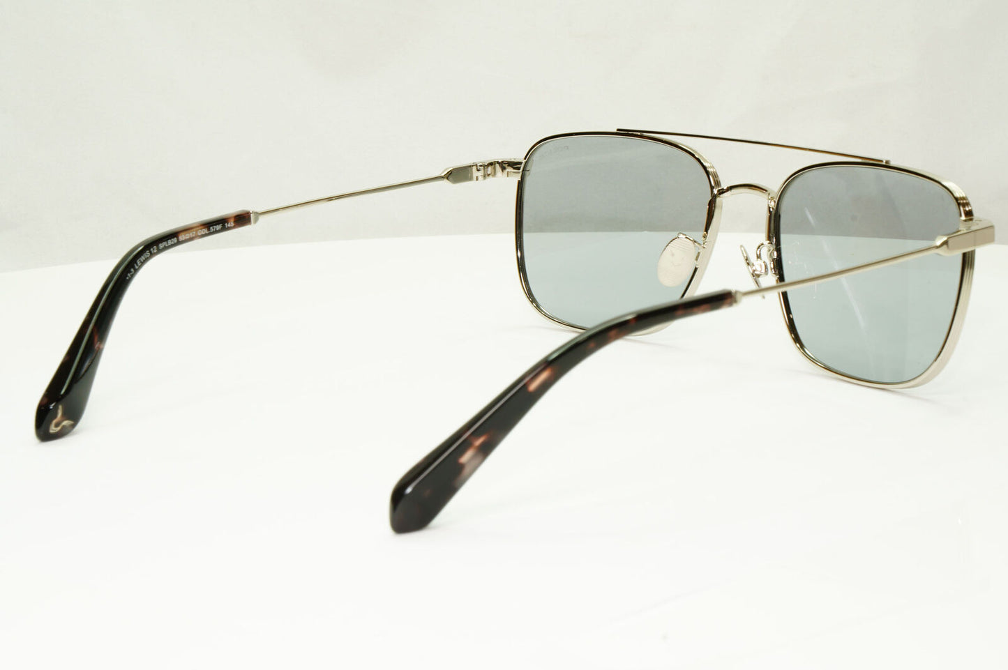 Police Lewis Hamilton F1 Sunglasses Photochromic Silver Grey SPL B28 COL 579F
