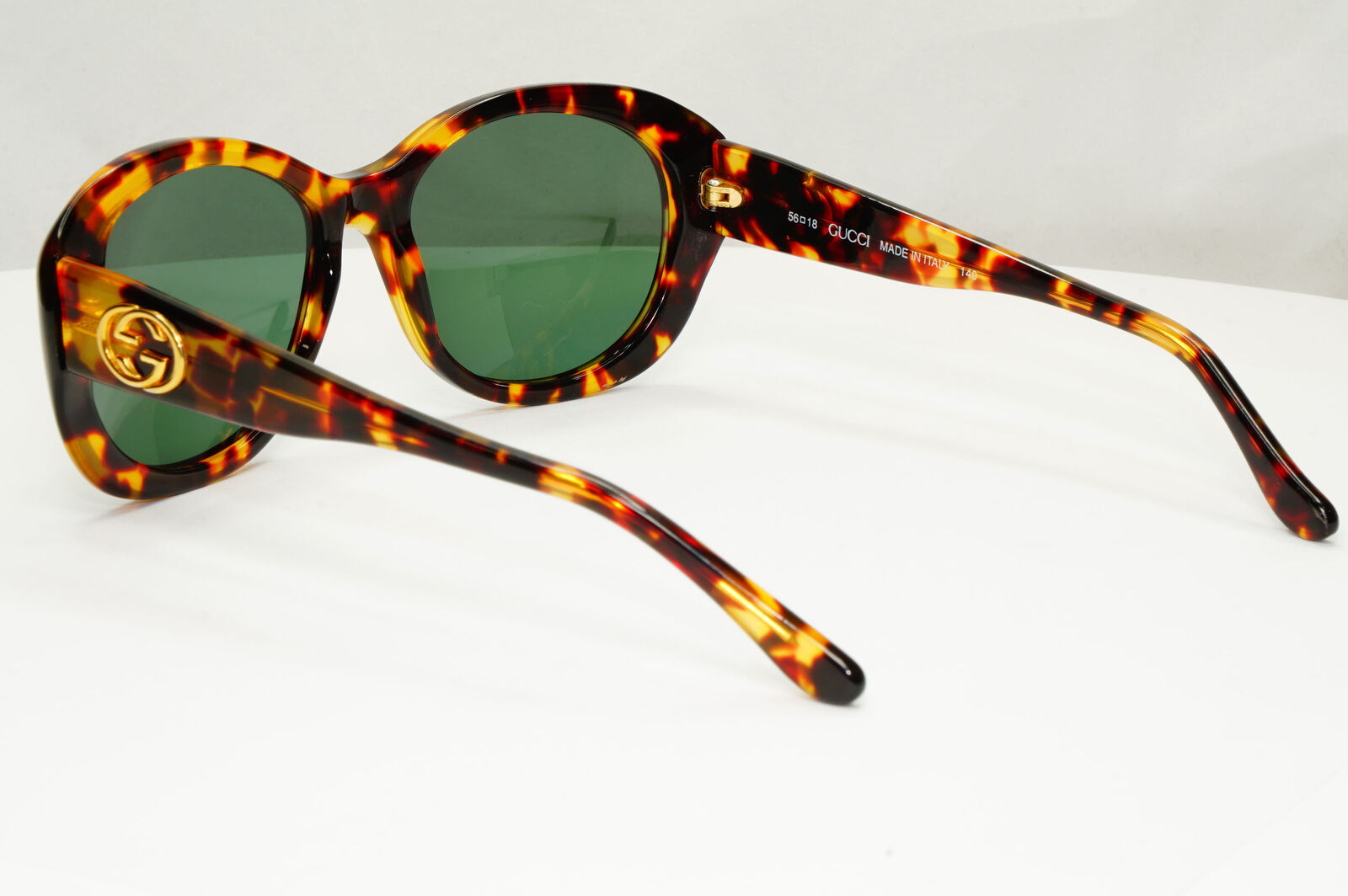Gucci 1996 Sunglasses Vintage Brown Tortoise Green Gold GG 2171/N/S 02Y 181022