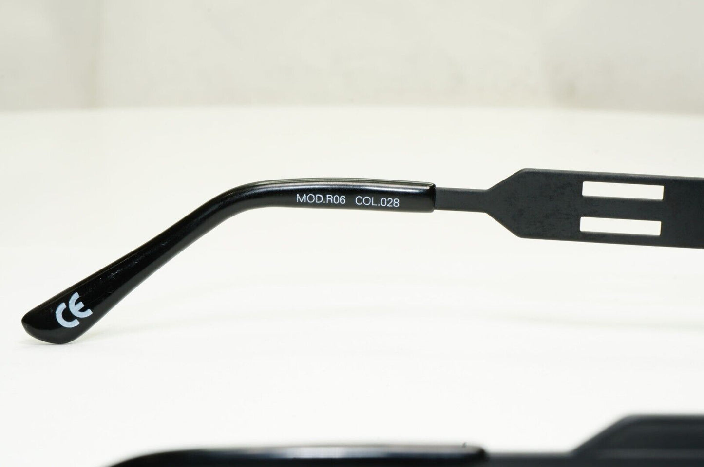 Versus 1996 by Gianni Versace Vintage Matte Black Sunglasses MOD R06 COL 09M