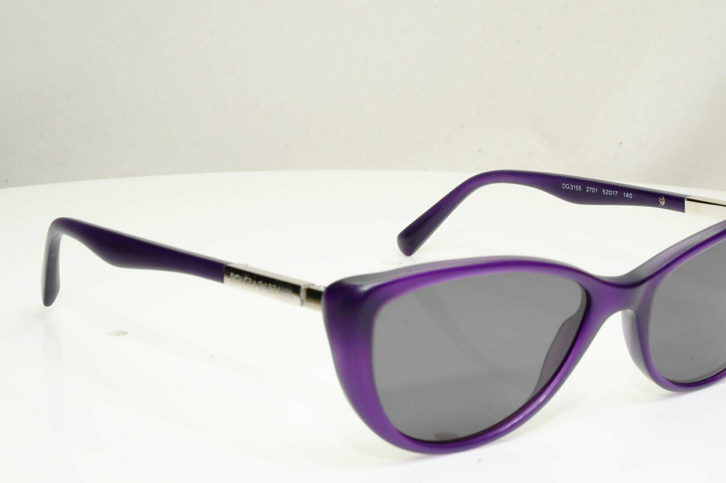 Dolce & Gabbana Sunglasses Violet Purple Gold Womens D&G 3155 2701 30419