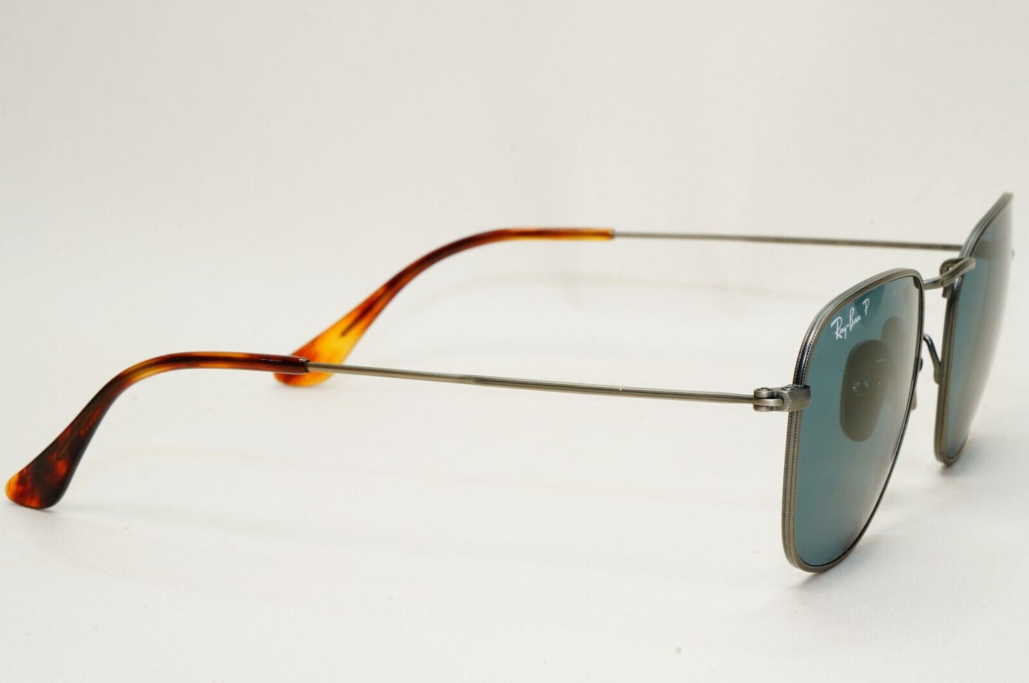 Ray-Ban Sunglasses Frank Titanium Polarised Blue Gunmetal RB 8157 9208/T0 51mm
