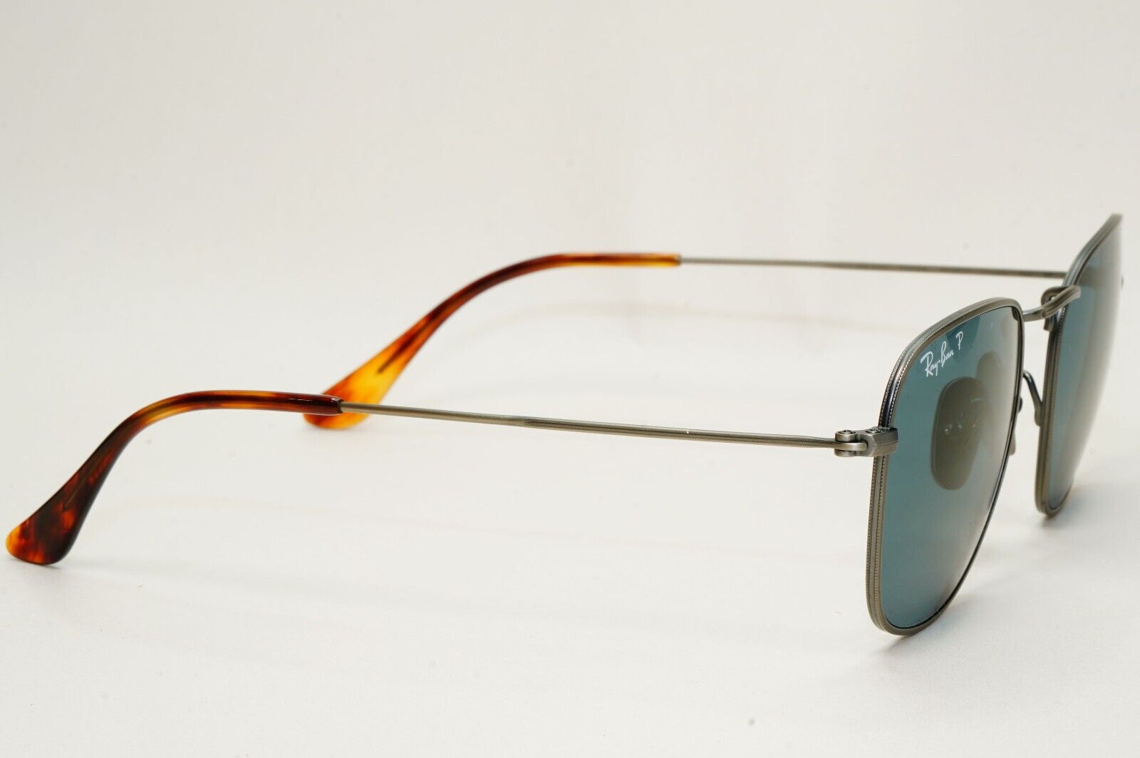 Ray-Ban Sunglasses Frank Titanium Polarised Blue Gunmetal RB 8157 9208/T0 51mm