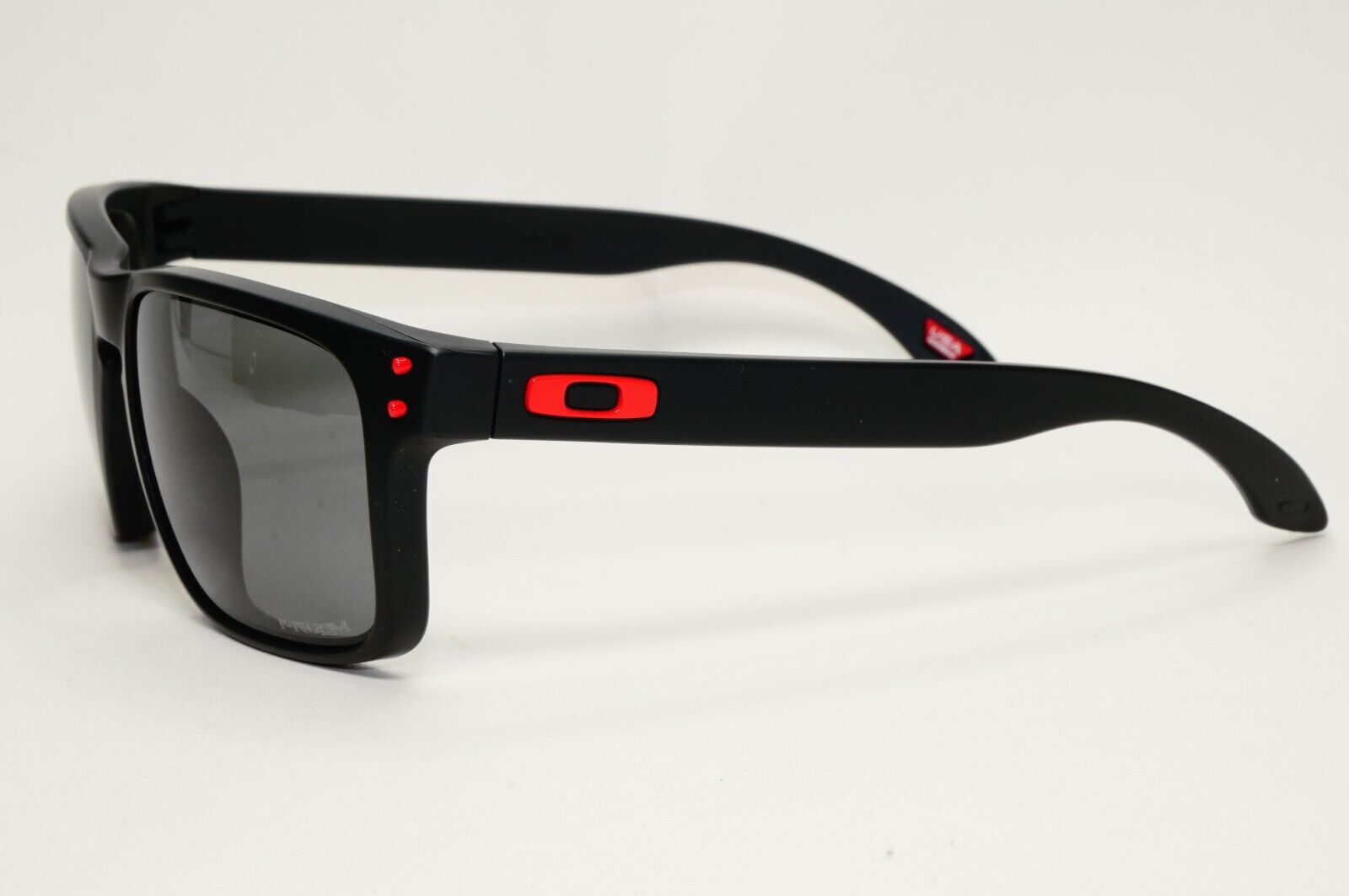 Oakley Sunglasses Holbrook Black Matte Grey Prizm Square Red OO 9102 U2 57mm [b]