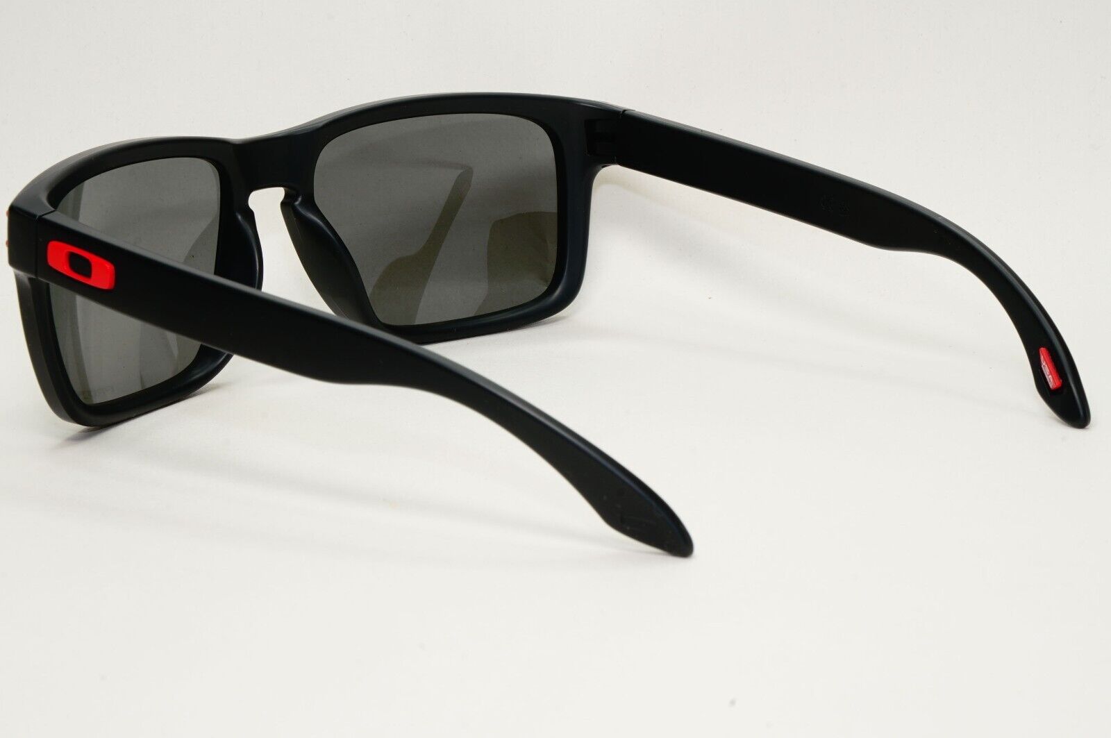 Oakley Sunglasses Holbrook Black Matte Grey Prizm Square Red OO 9102 U2 57mm [a]