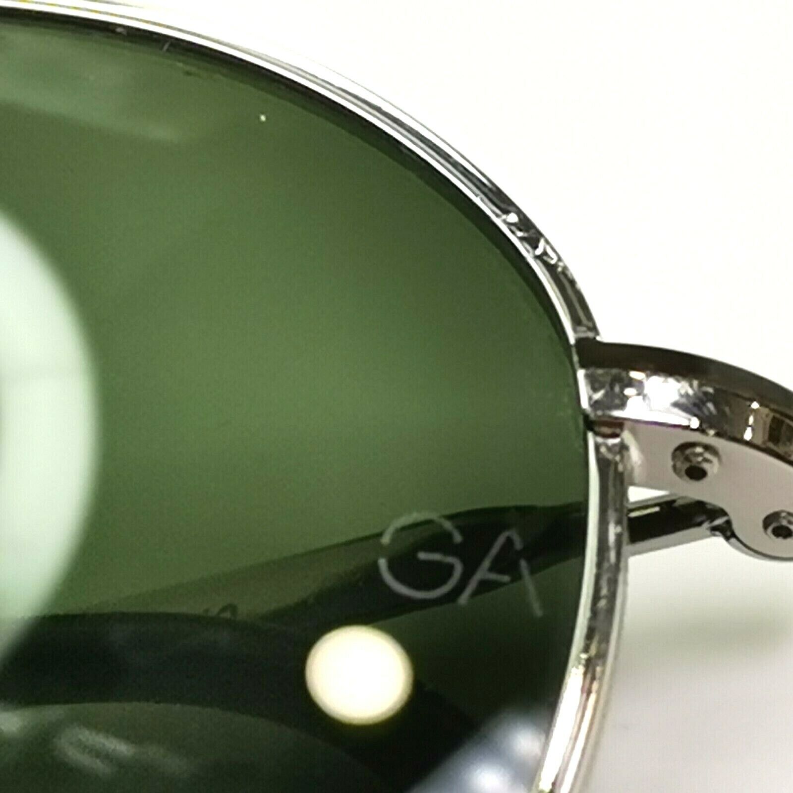 Giorgio Armani 1997 Vintage Sunglasses Silver Round Metal Glass Lens 652 707