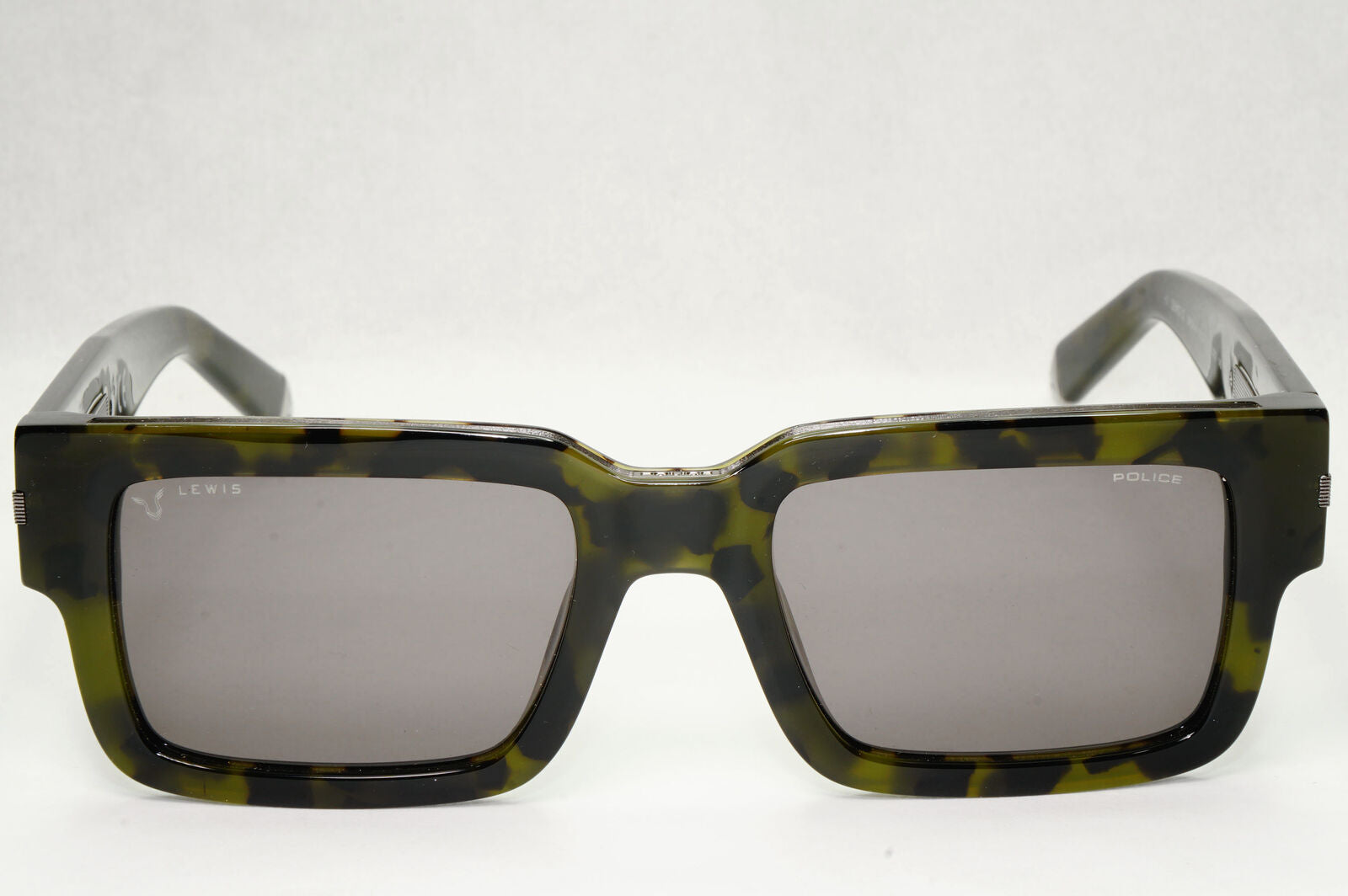 Police x Lewis Hamilton Sunglasses F1 Grey Green Camo SPL E14 Lewis 32 COL 092I