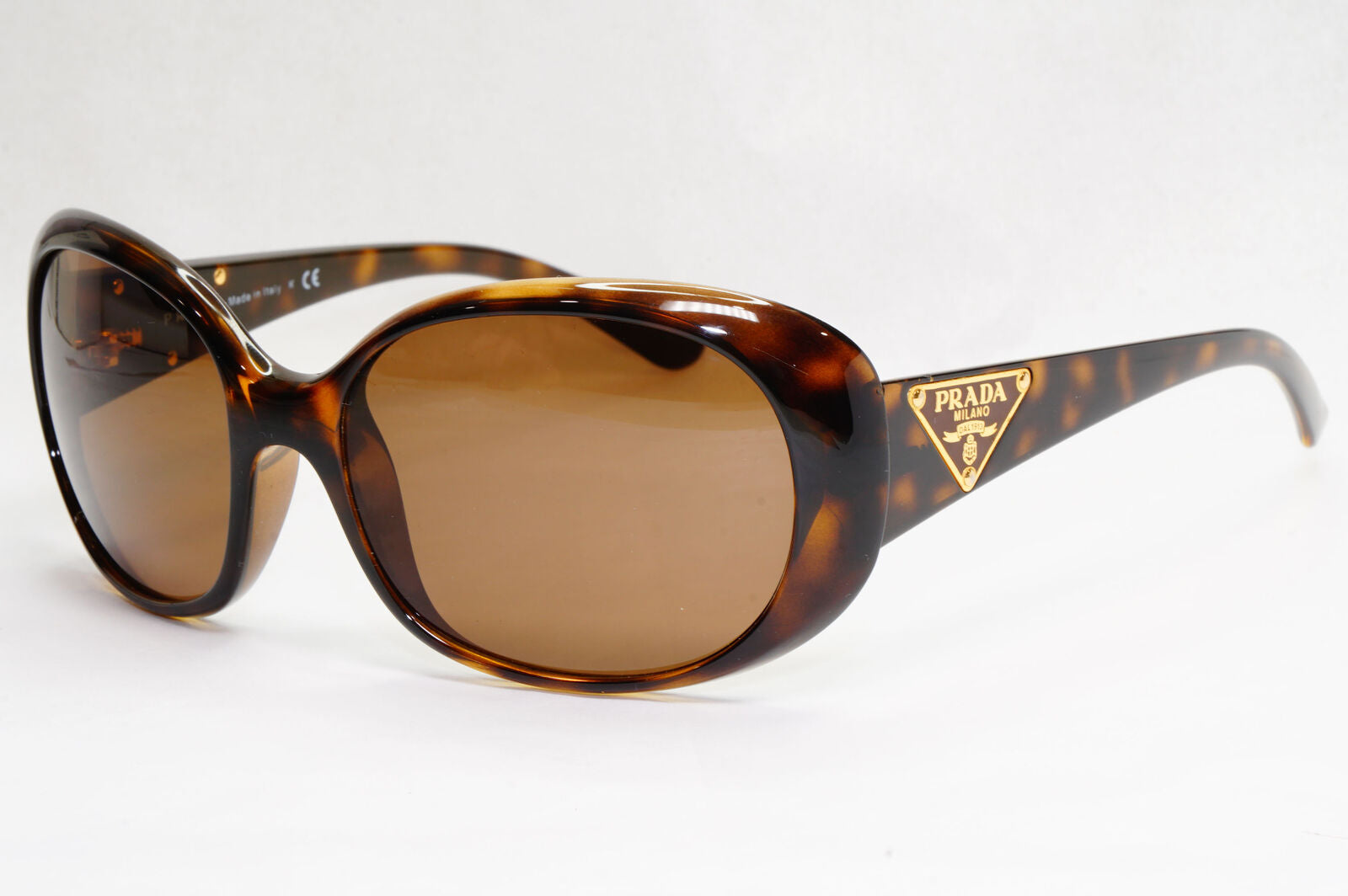 Prada Sunglasses 2010 Triangle Logo Brown Tortoise PR27LS SPR 27L 2AU-6S1 200124