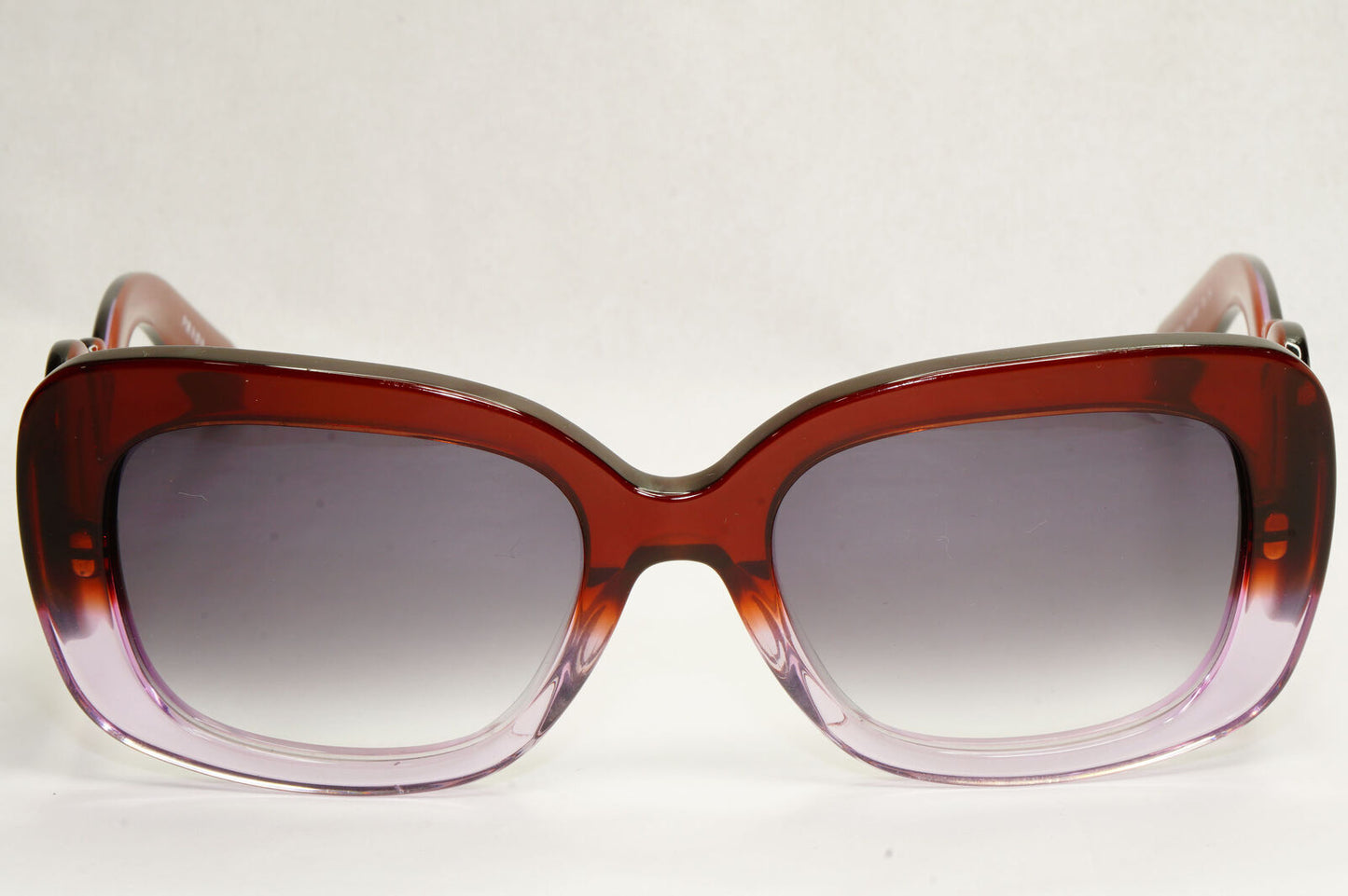 Prada Sunglasses Swirl Baroque Square Brown Grey PR27OS SPR 27O OAY-6P1 130124