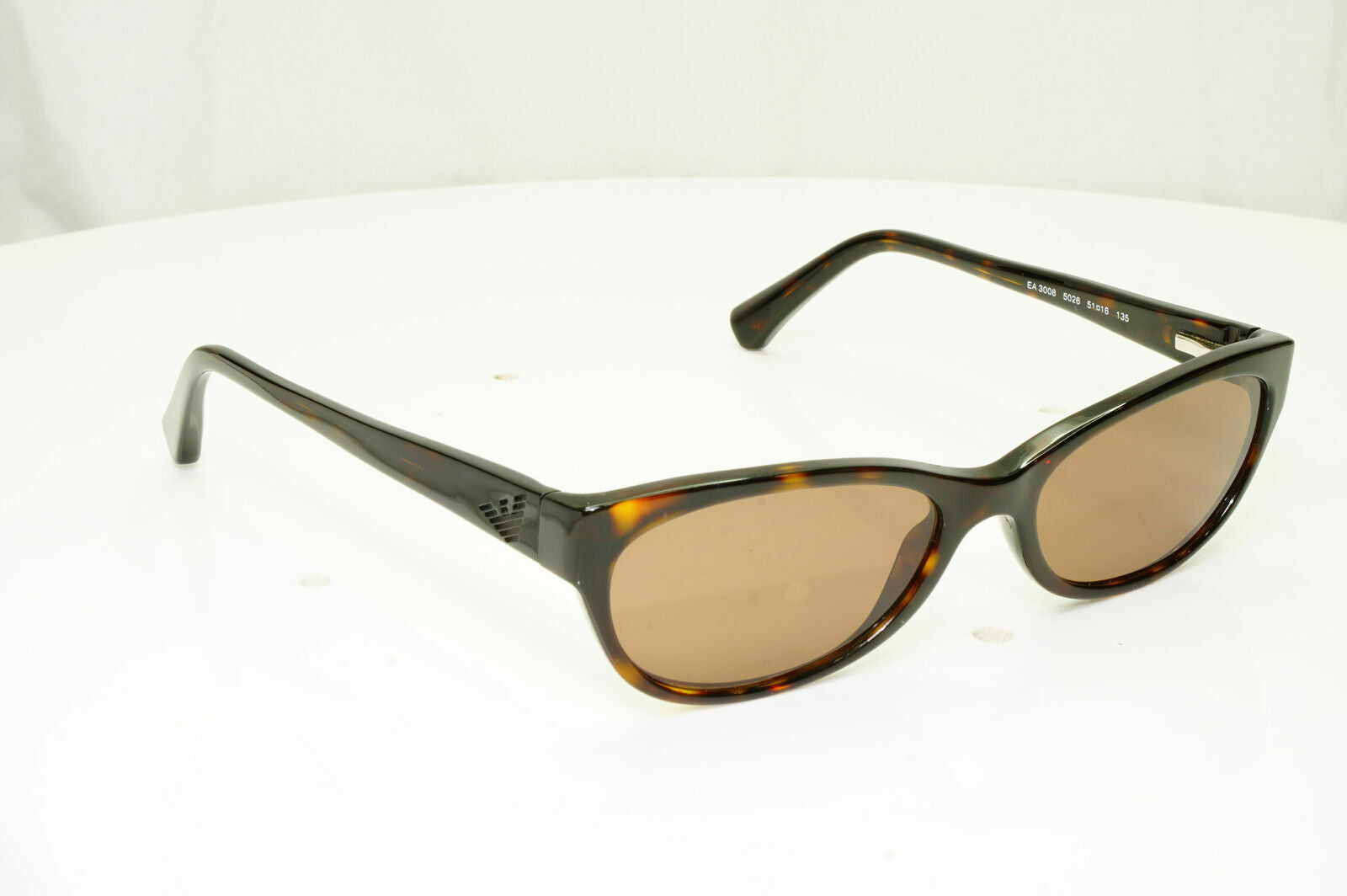 Emporio Armani Tortoiseshell Sunglasses Brown Womens Havana EA 3008 5026 35443