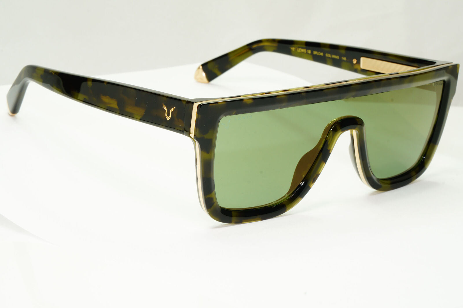 Police Lewis Hamilton F1 Sunglasses Brown Green Tortoise Shield SPL C46 COL VANG
