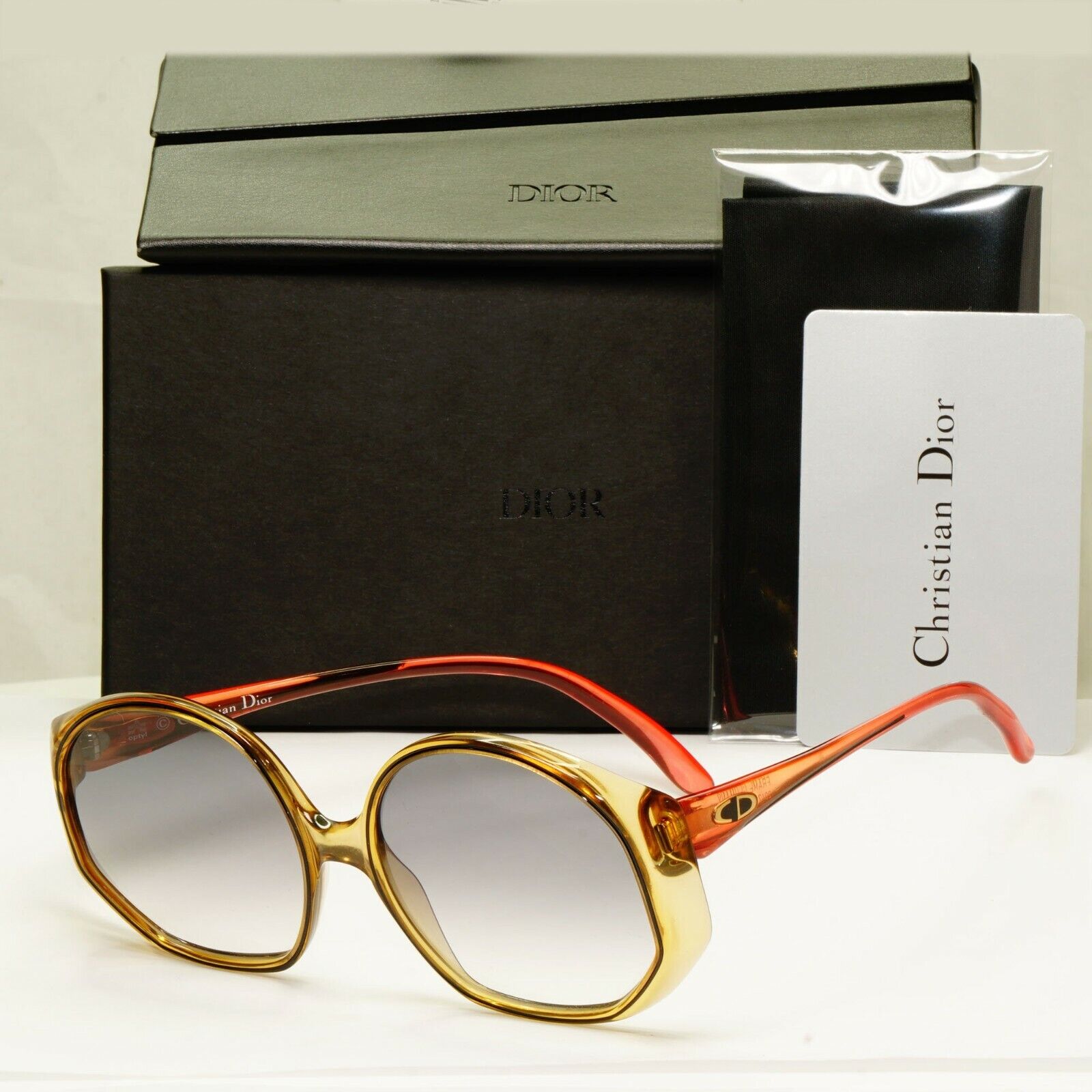 Christian Dior Brown Germany 1990s Womens Vintage Sunglasses 2407 80 36427