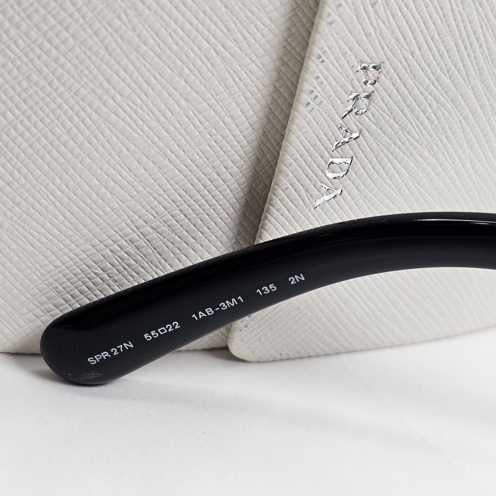 Prada Sunglasses Baroque Swirl Round Black PR27NS SPR 27N 1AB-3M1 180324