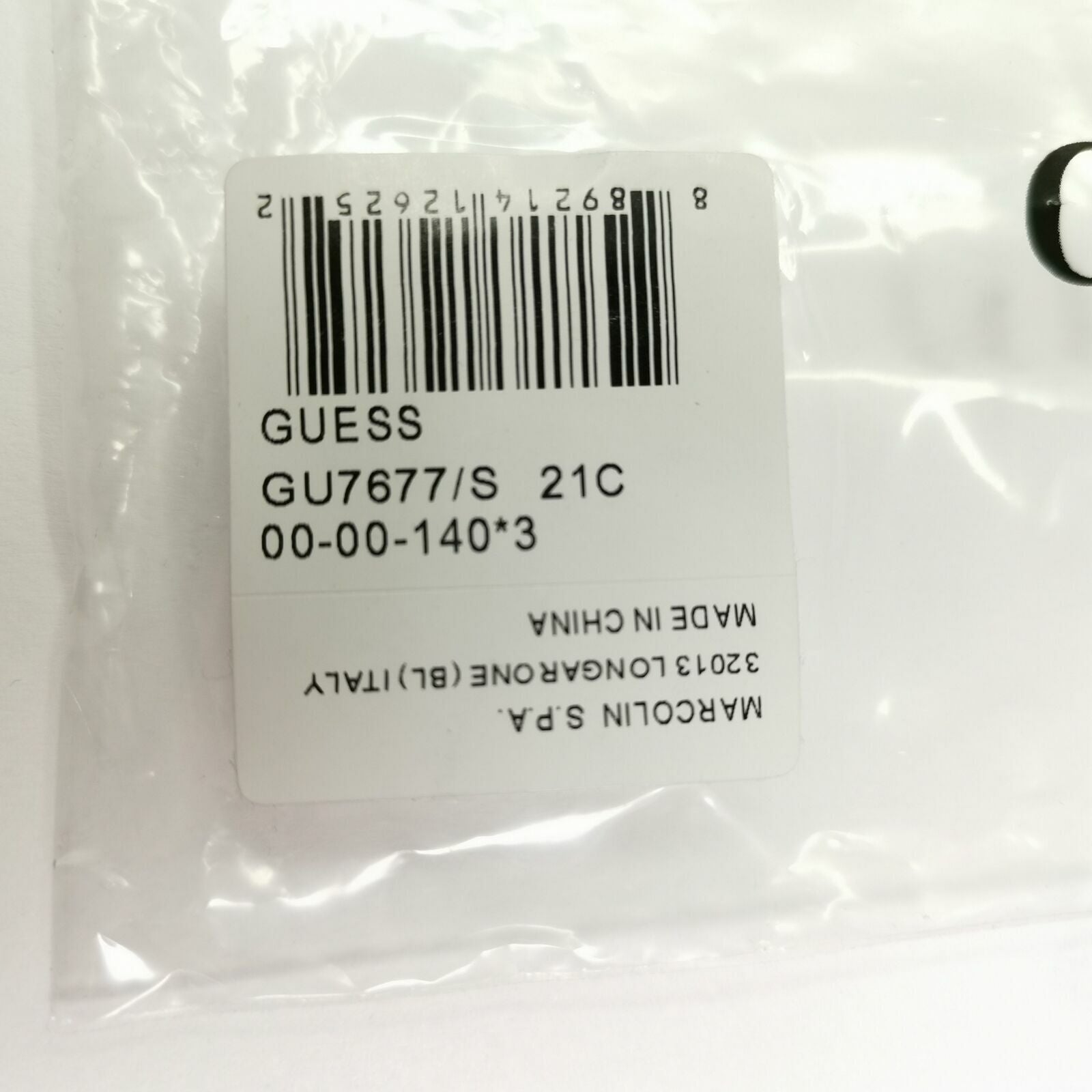 Guess Sunglasses Punk Visor Mens Womens Shield White Grey Smoke GU 7677 21C