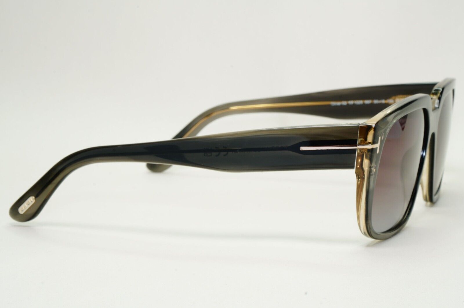 Tom Ford Sunglasses Oliver-02 Grey Brown Gradient Square FT1025 TF 1025 56F 56mm
