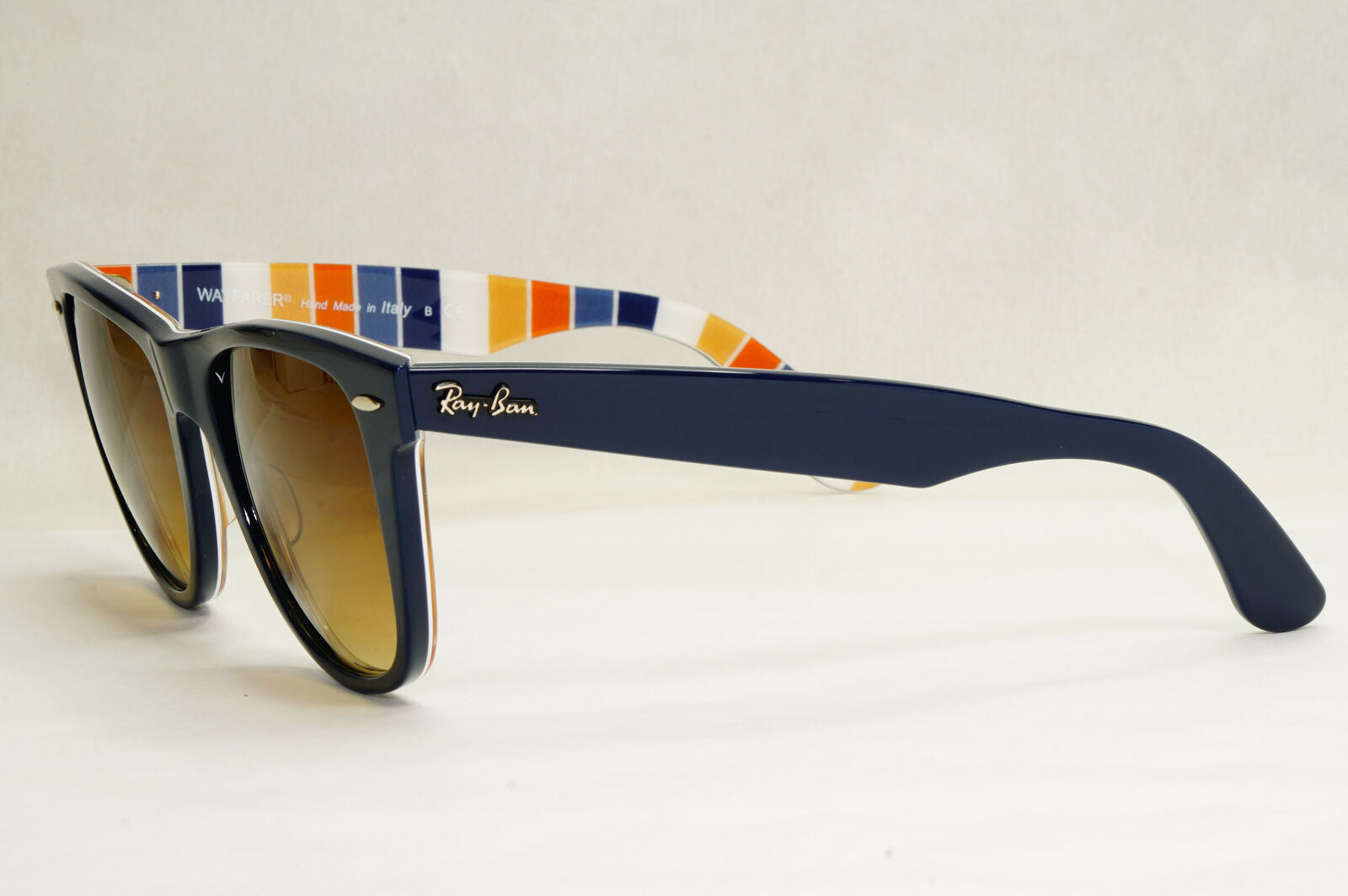 Ray-Ban Sunglasses Wayfarer Large Dark Blue Gradient Brown RB 2140 1320/85 54mm