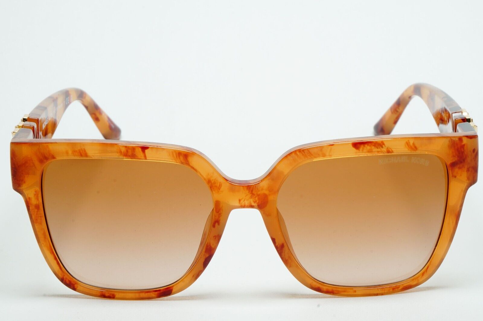 Michael Kors Sunglasses Brown Gold Tortoise Square MK 2170U Karlie 3915/3B 54mm