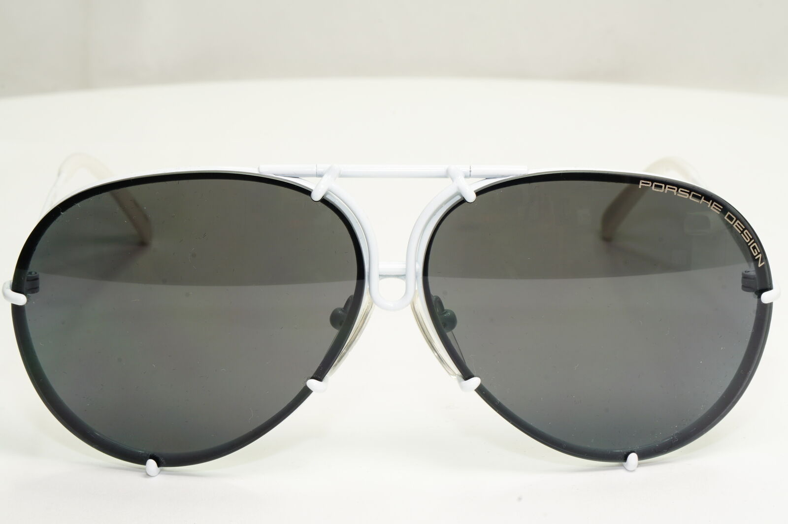 Porsche Design Titanium Japan Sunglasses Pilot White P8478 P 60mm Small Unisex