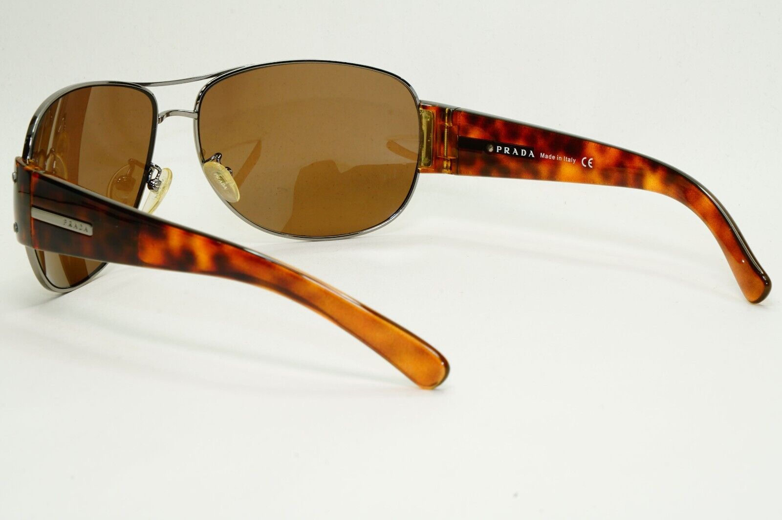 Prada Sunglasses 2006 Vintage Brown Pilot Tortoise PR52GS SPR 52G 5AV-6S1 280924
