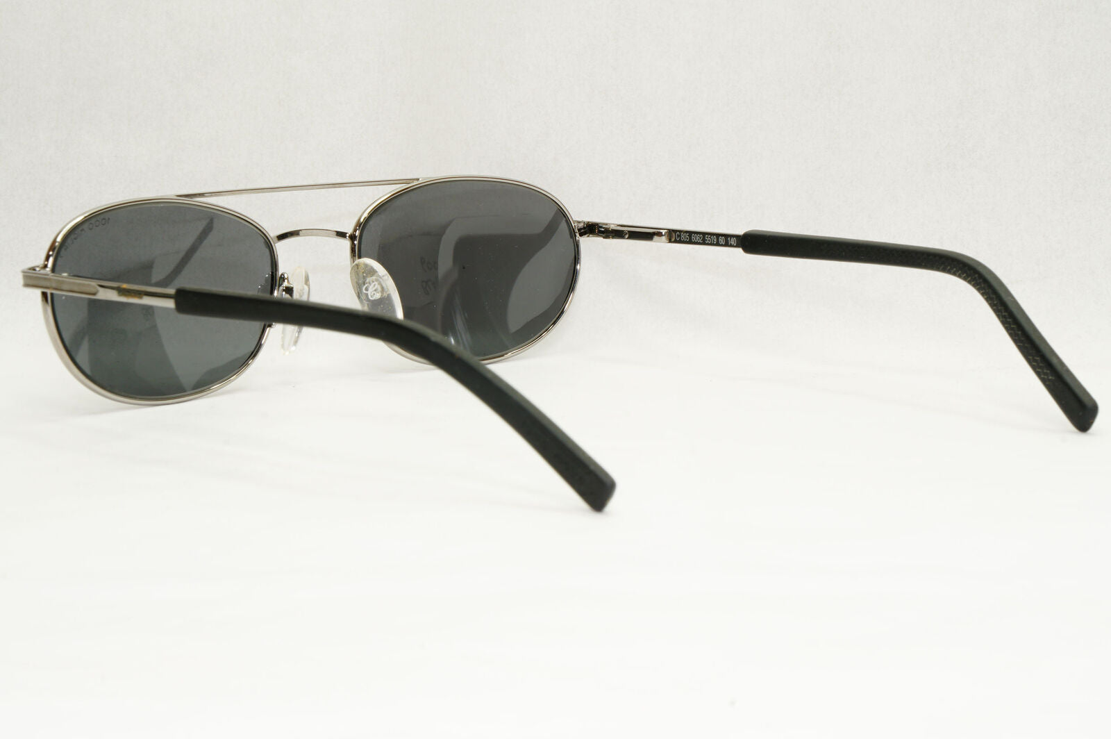 Chopard Sunglasses 1996 Vintage 1000 Miglia Silver Grey Oval C805 6062 191223