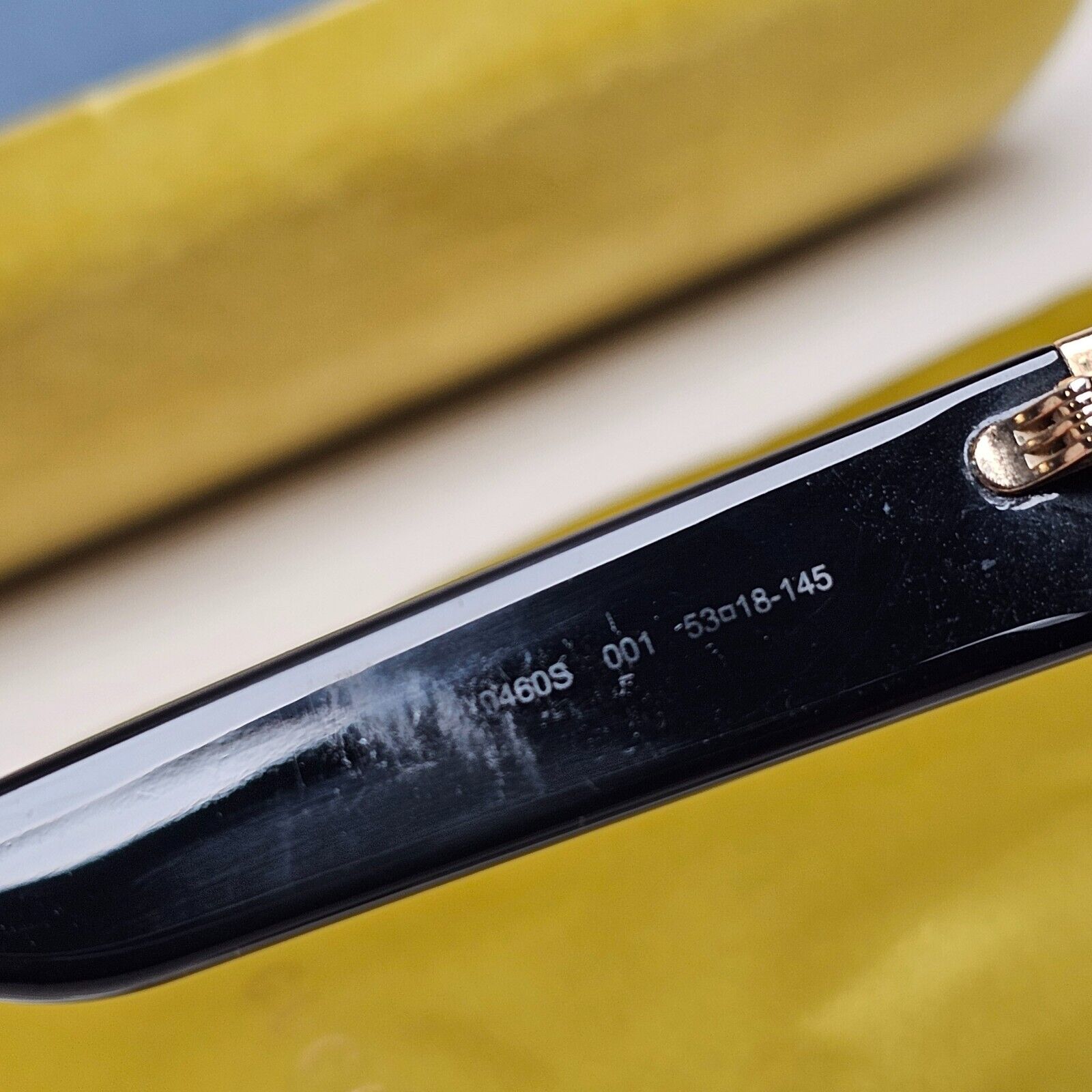 Gucci Sunglasses 2019 Black Cat Eye Square Glossy GG0460S 001 53mm 100225