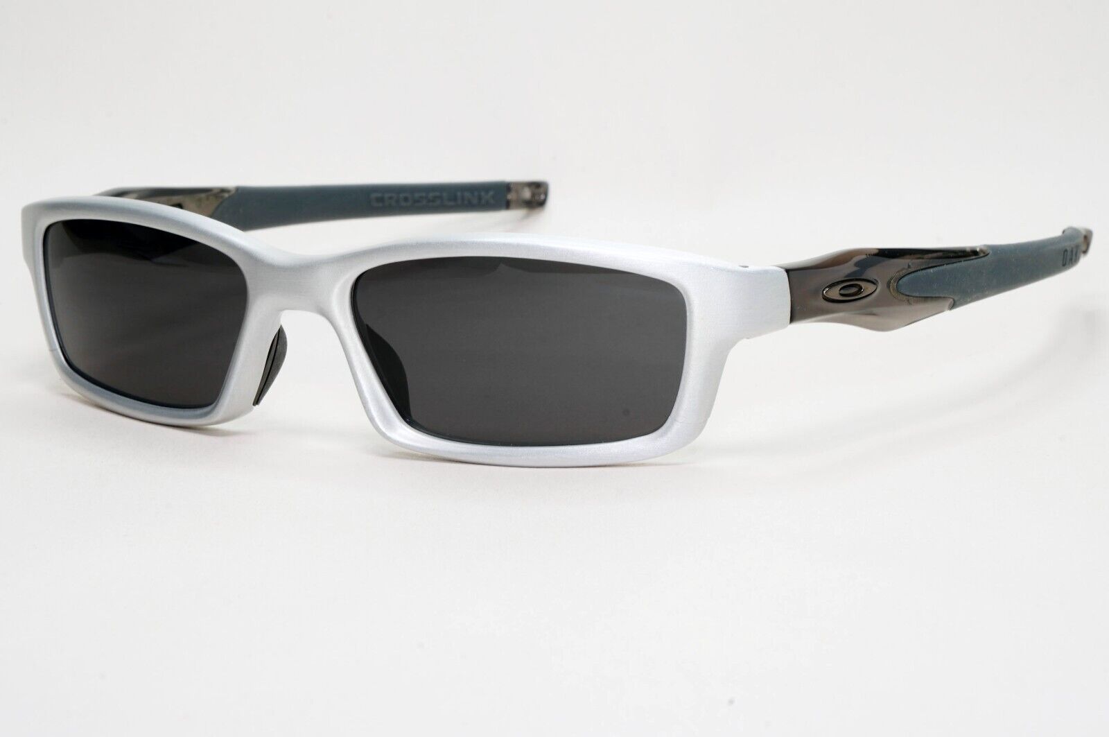 Oakley Sunglasses Crosslink Pro Aluminum Brushed Metal Frame Grey OX 3127 07