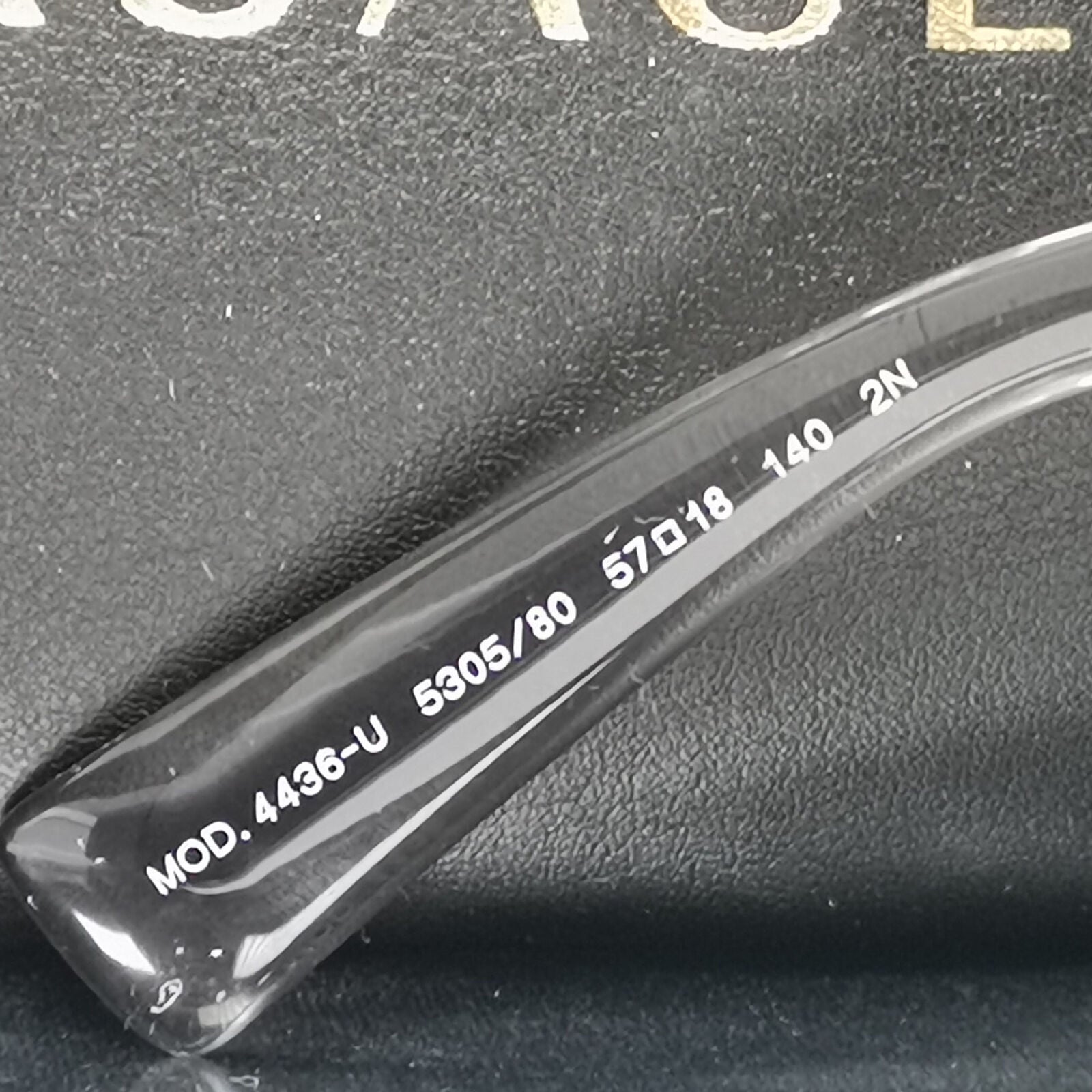 Versace Sunglasses Transparent Grey Gold Square Medusa Biggie MOD 4436-U 5305/80