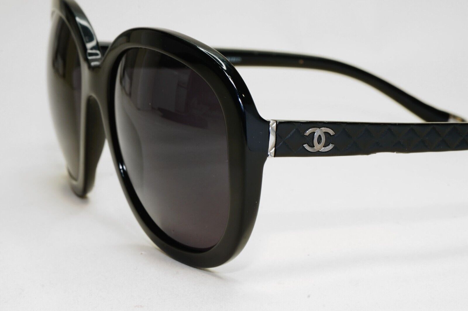 Chanel Sunglasses 2013 Vintage Black Quilted Square 5328 c.501/S8 051124