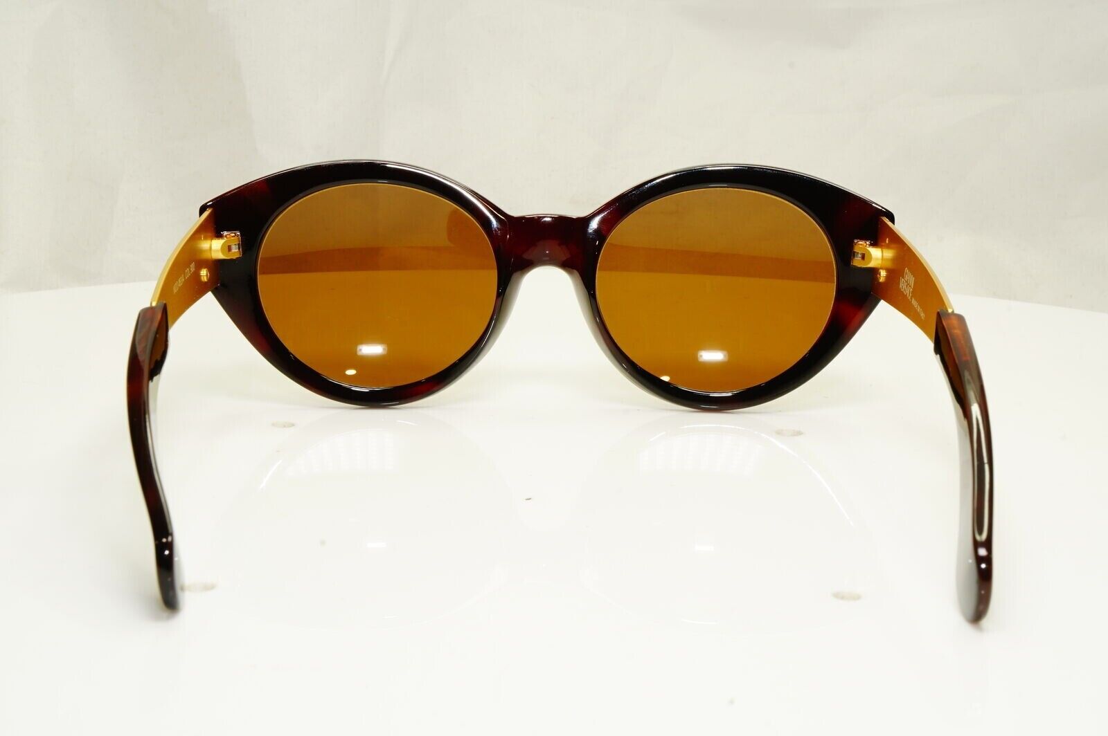 Gianni Versace 1996 Womens Vintage Gold Brown Sunglasses MOD 463/A COL 900