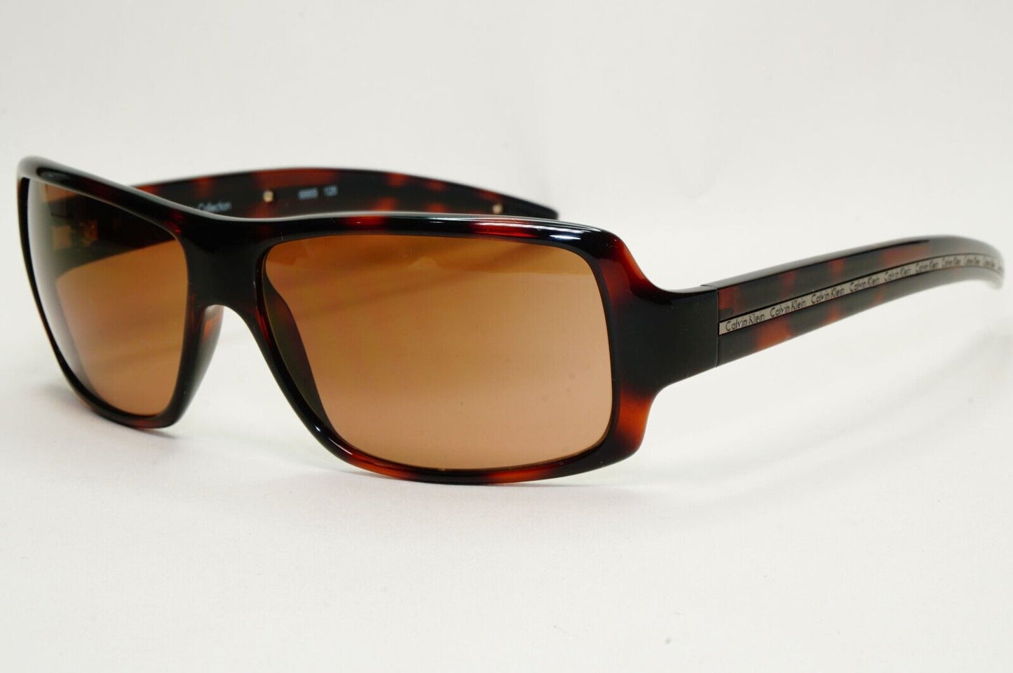 Calvin Klein Sunglasses 2005 Vintage Brown Tortoise Rectangle 688S 125 121124