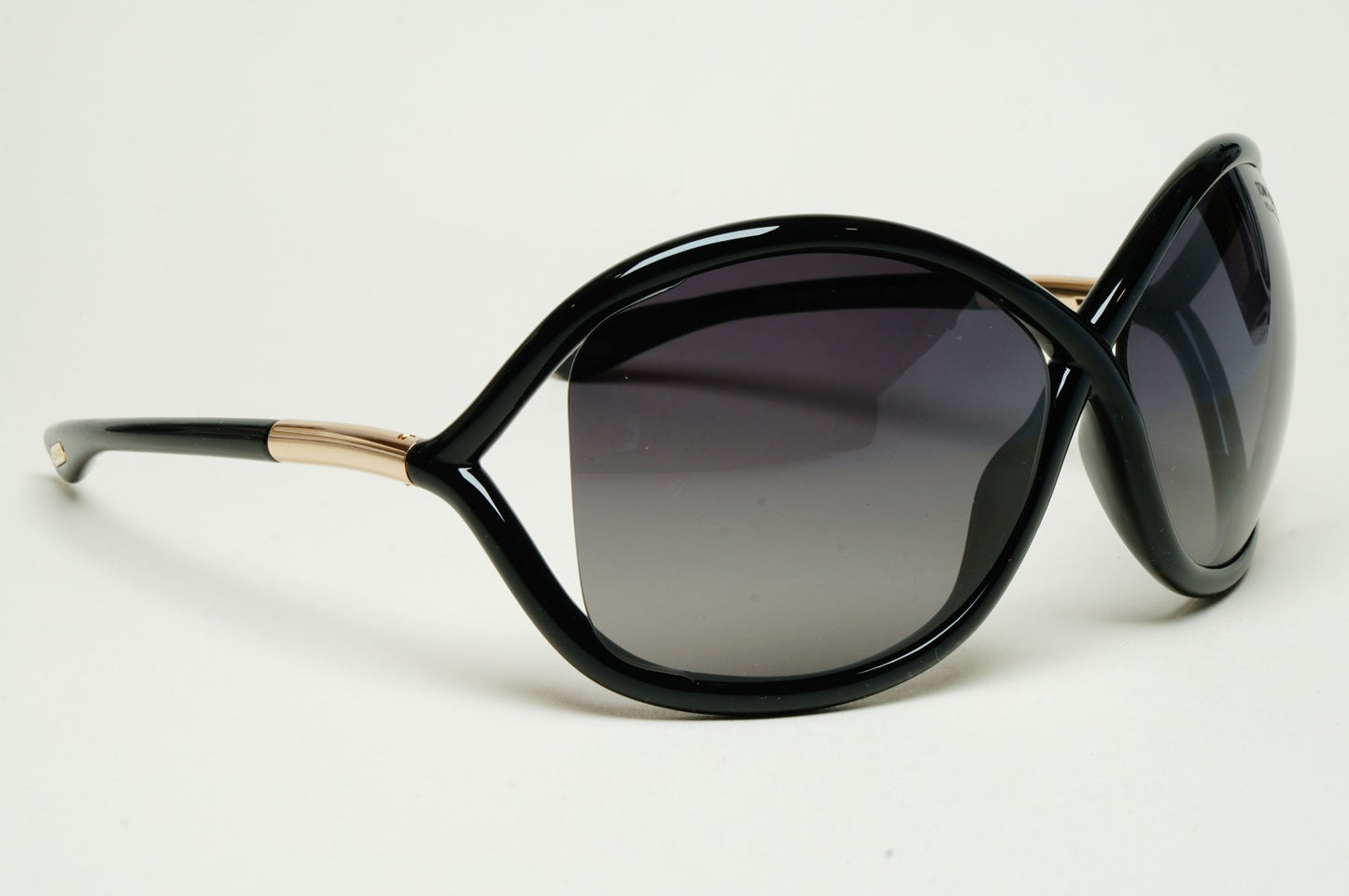 Tom Ford Sunglasses Whitney Polarized Black Grey Gold FT0009 TF 9 01D
