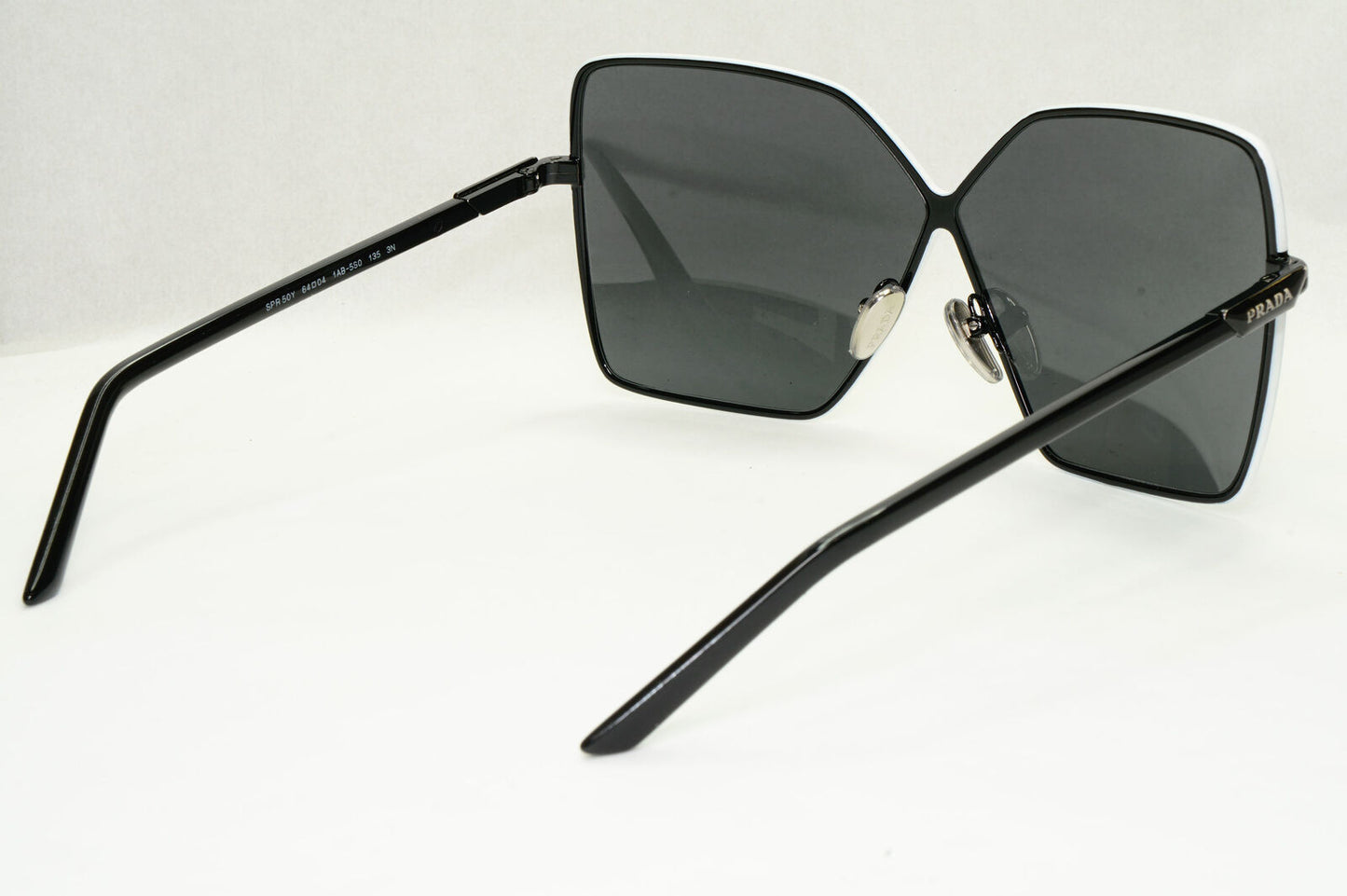 Prada Sunglasses Oversized Black Butterfly Square PR50YS SPR 50Y 1AB-5S0