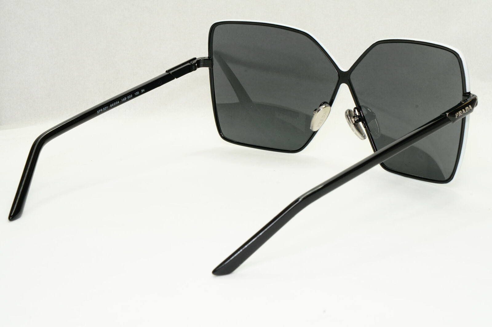 Prada Sunglasses Oversized Black Butterfly Square PR50YS SPR 50Y 1AB-5S0