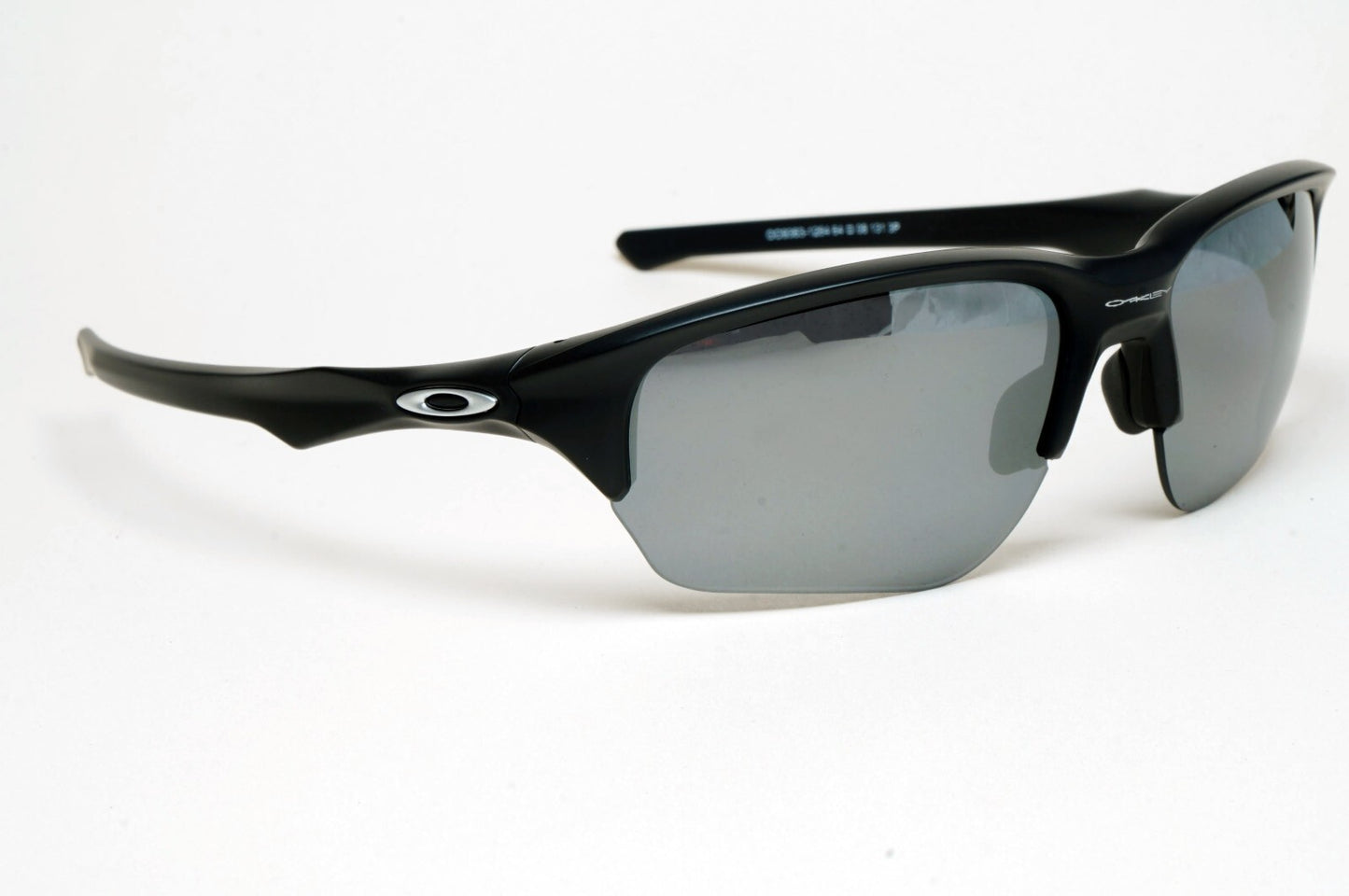 Oakley Sunglasses Polarized Flak Beta Black Matte Iridium Wrap OO 9363 12