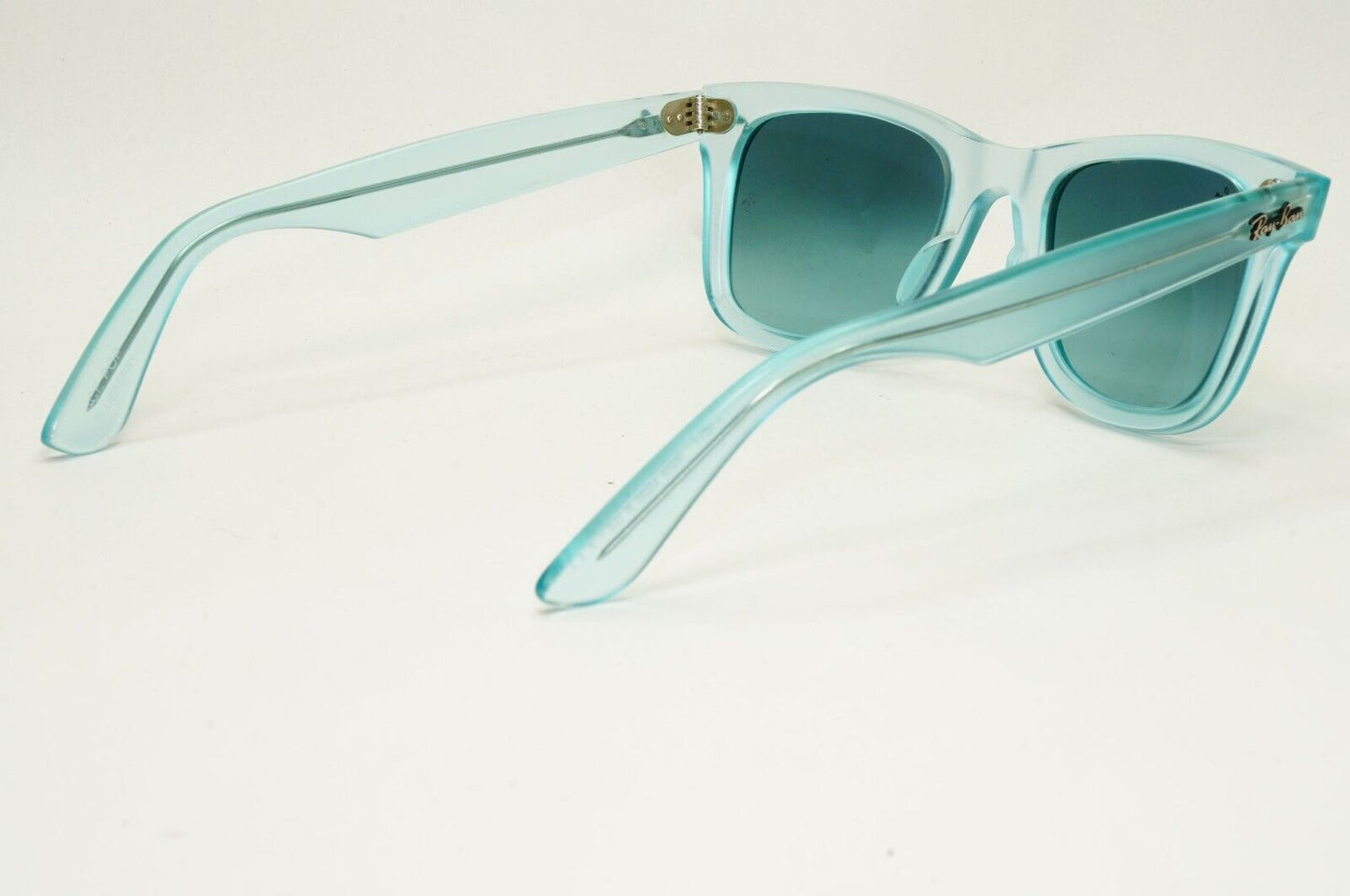 Ray-Ban Sunglasses Wayfarer Ice Pop Blue Transparent RB 2140  6055/4M 051124