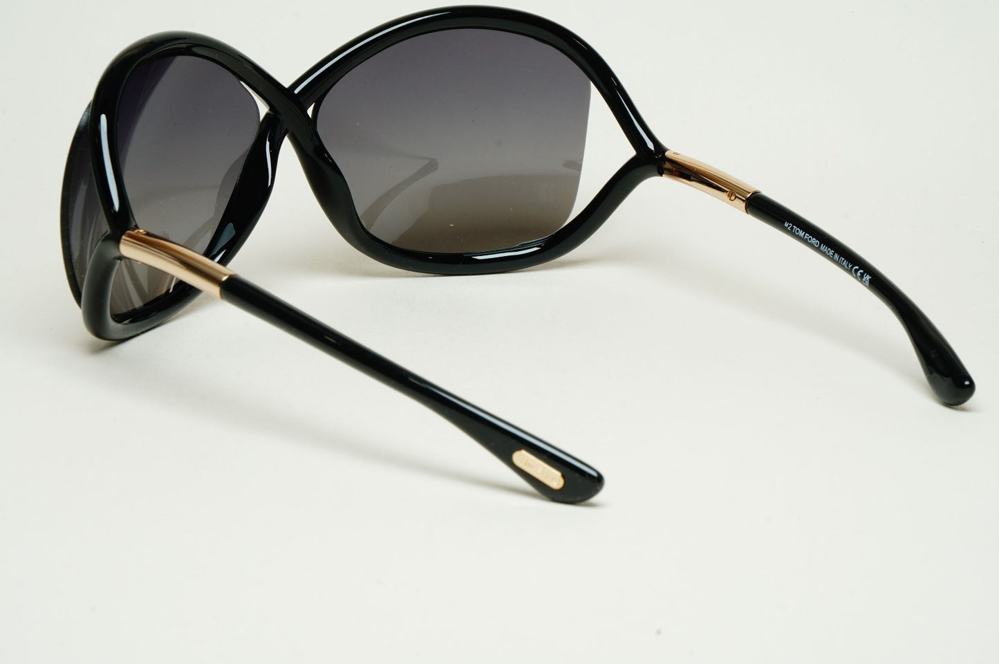 Tom Ford Sunglasses Whitney Polarized Black Grey Gold FT0009 TF 9 01D