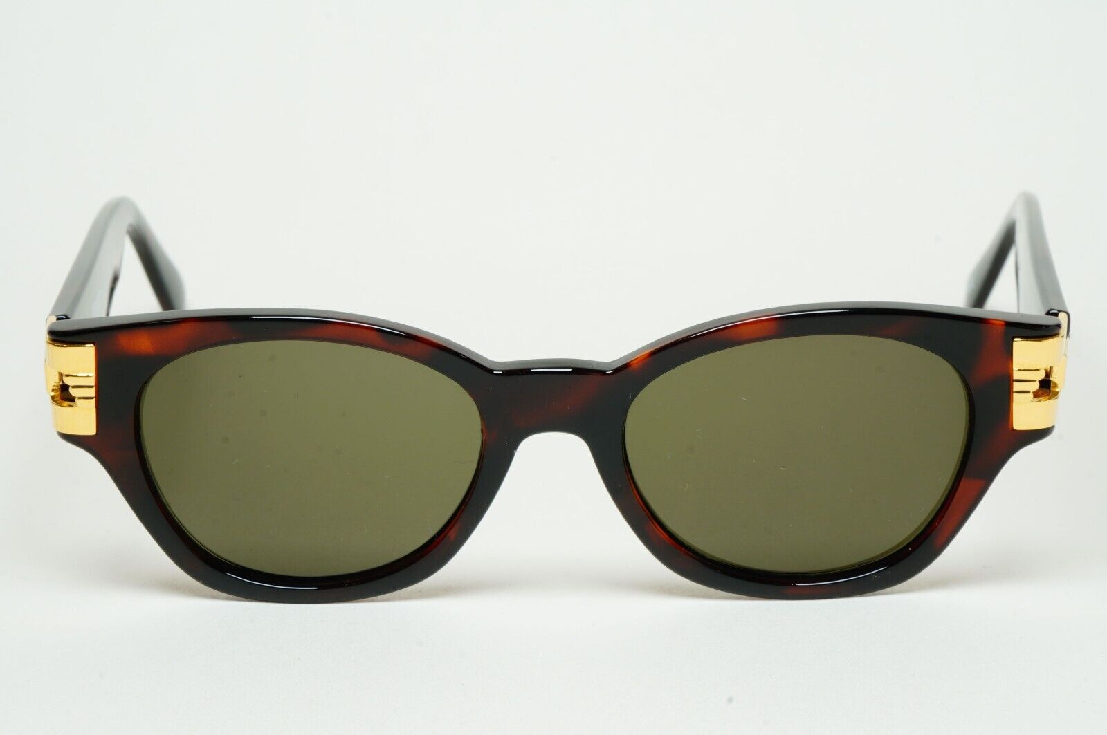 Versus Sunglasses 1996 by Gianni Versace Vintage Brown Gold MOD E28 COL 649
