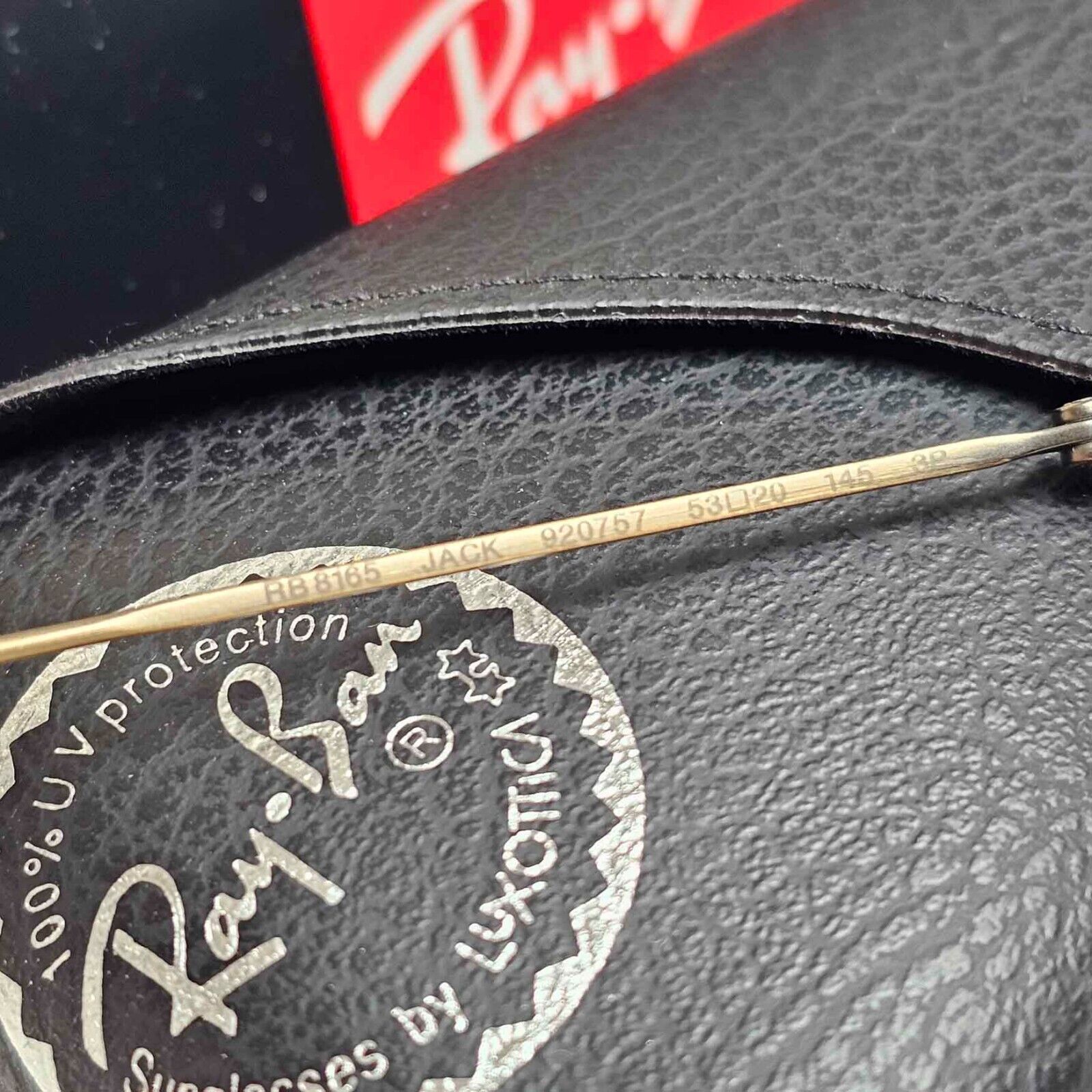 Ray-Ban Sunglasses Jack Titanium Polarised Bronze Brown RB 8165 9207/57 53mm