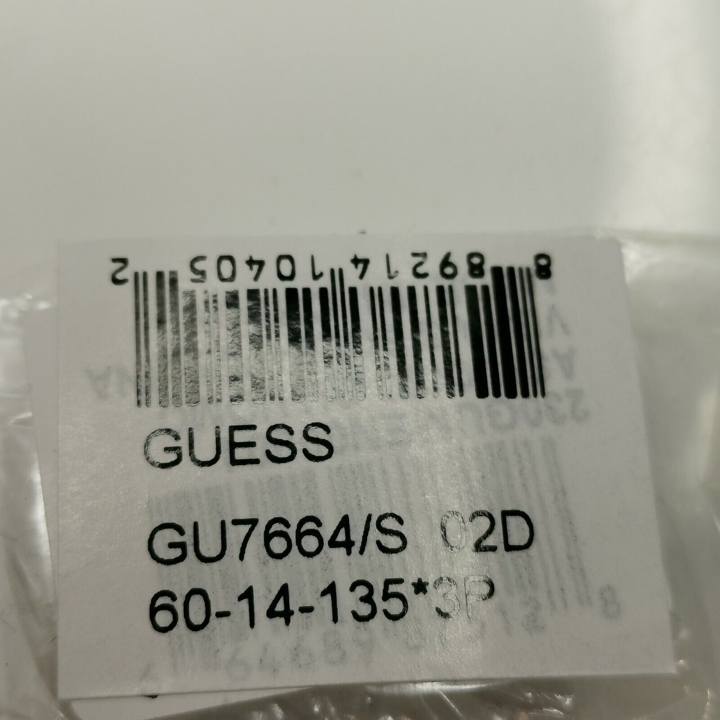Guess Sunglasses Black Polarized Pilot Metal Gradient Smoke GU 7664 02D 60mm