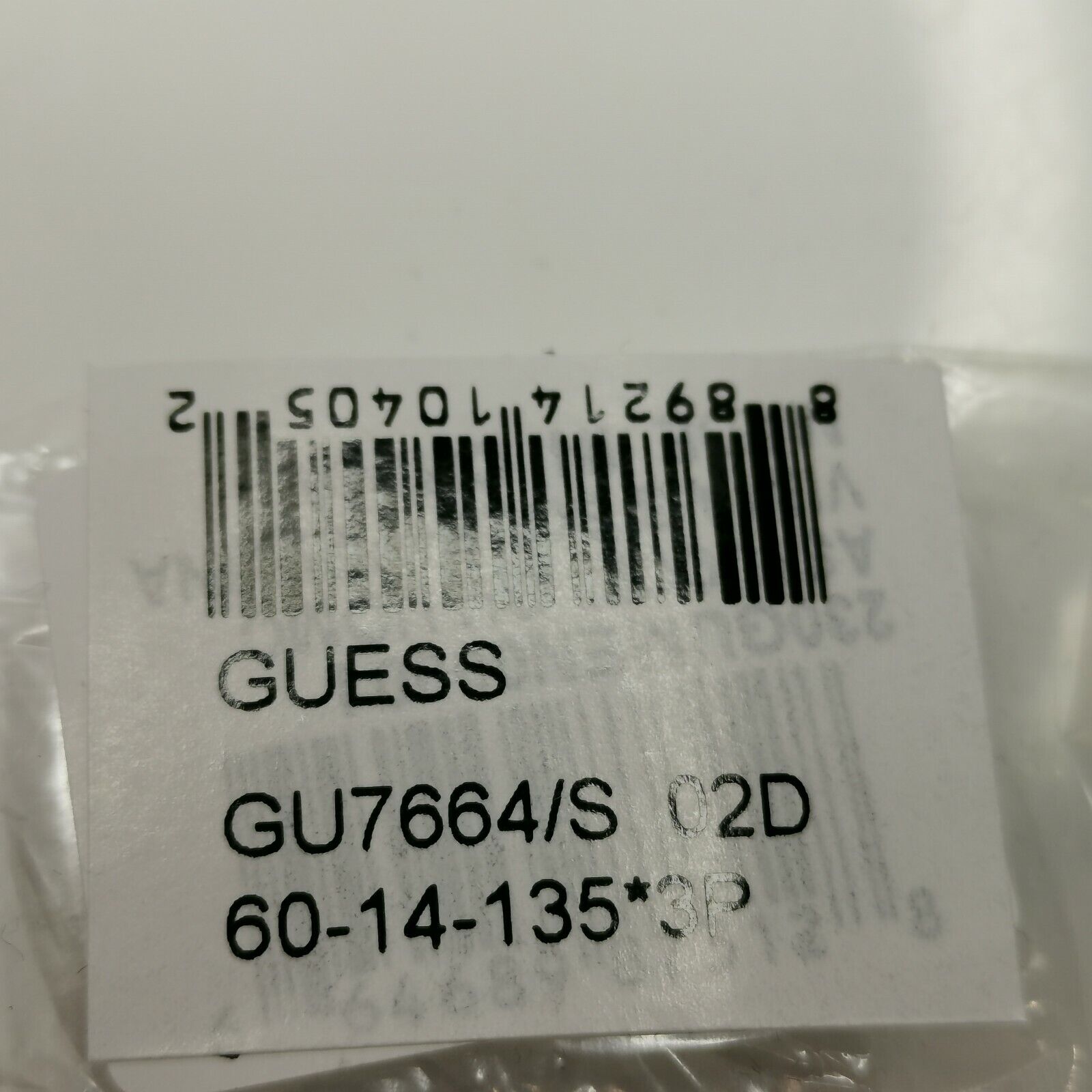 Guess Sunglasses Black Polarized Pilot Metal Gradient Smoke GU 7664 02D 60mm