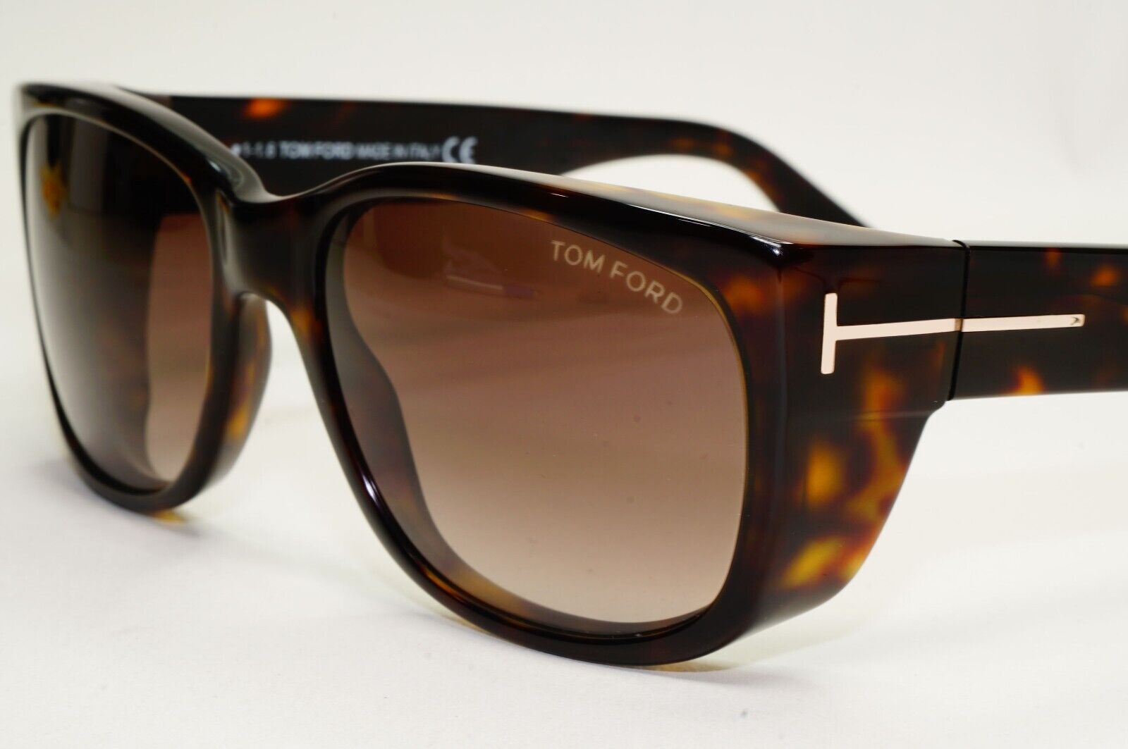 Tom Ford Sunglasses Carson Dark brown Gradient Square Acetate FT0441 TF 441 52K