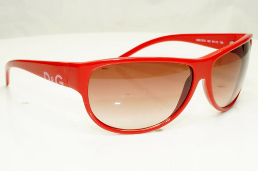 Authentic DOLCE & GABBANA Mens Womens Vintage Sunglasses Red D&G 2213 482 27467