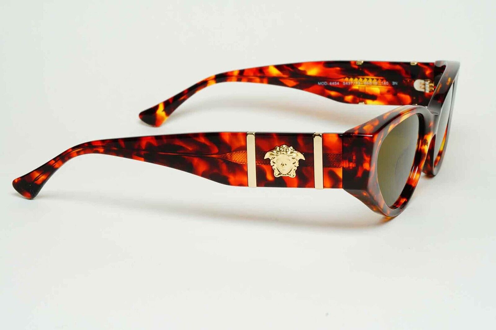 Versace Sunglasses Brown Gold Medusa Rectangle MOD VE 4454 5437/73 55mm
