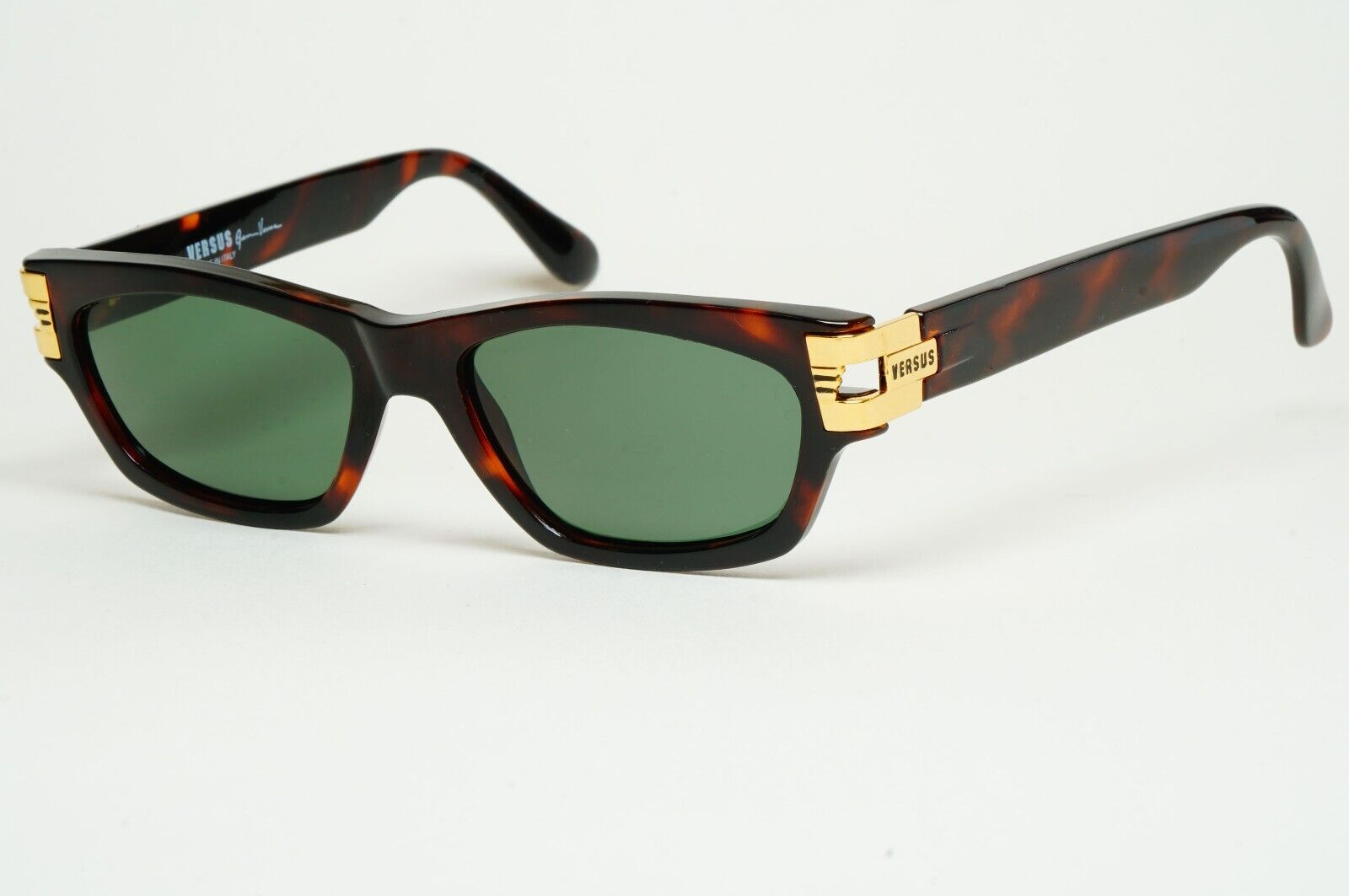 Versus Sunglasses 1996 by Gianni Versace Vintage Brown Green MOD E29 COL 649 [A]