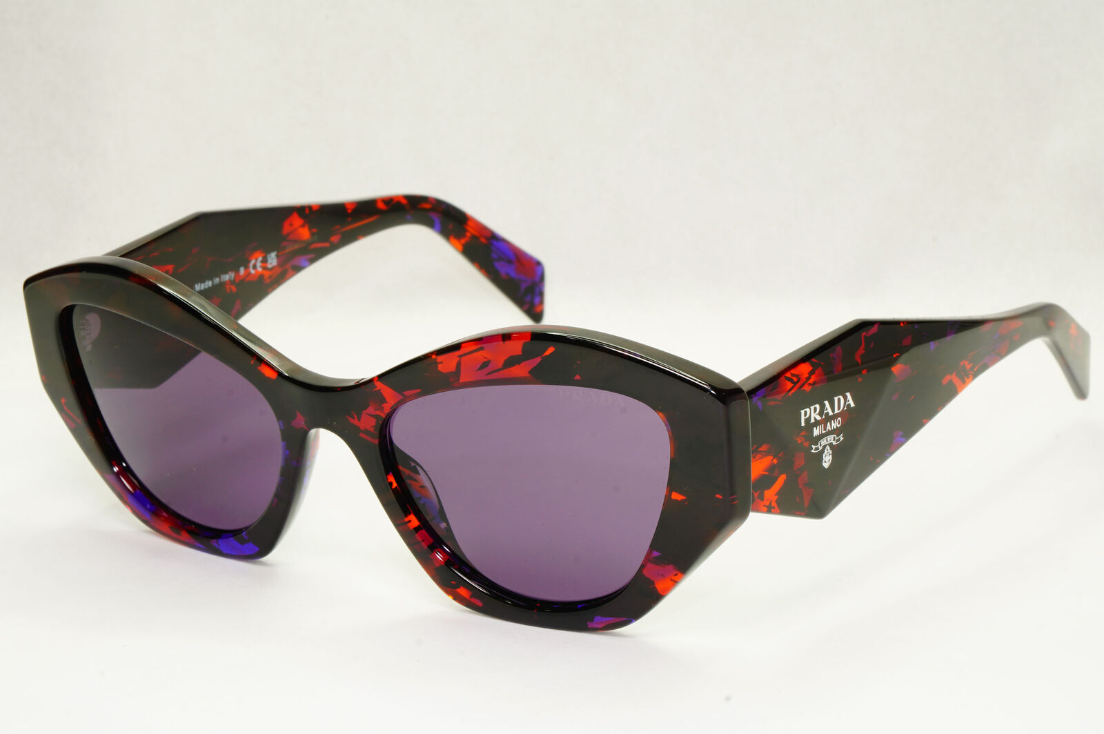 Prada Symbole Sunglasses Black Orange Purple Marble PR07YS SPR 07Y 06V6O2